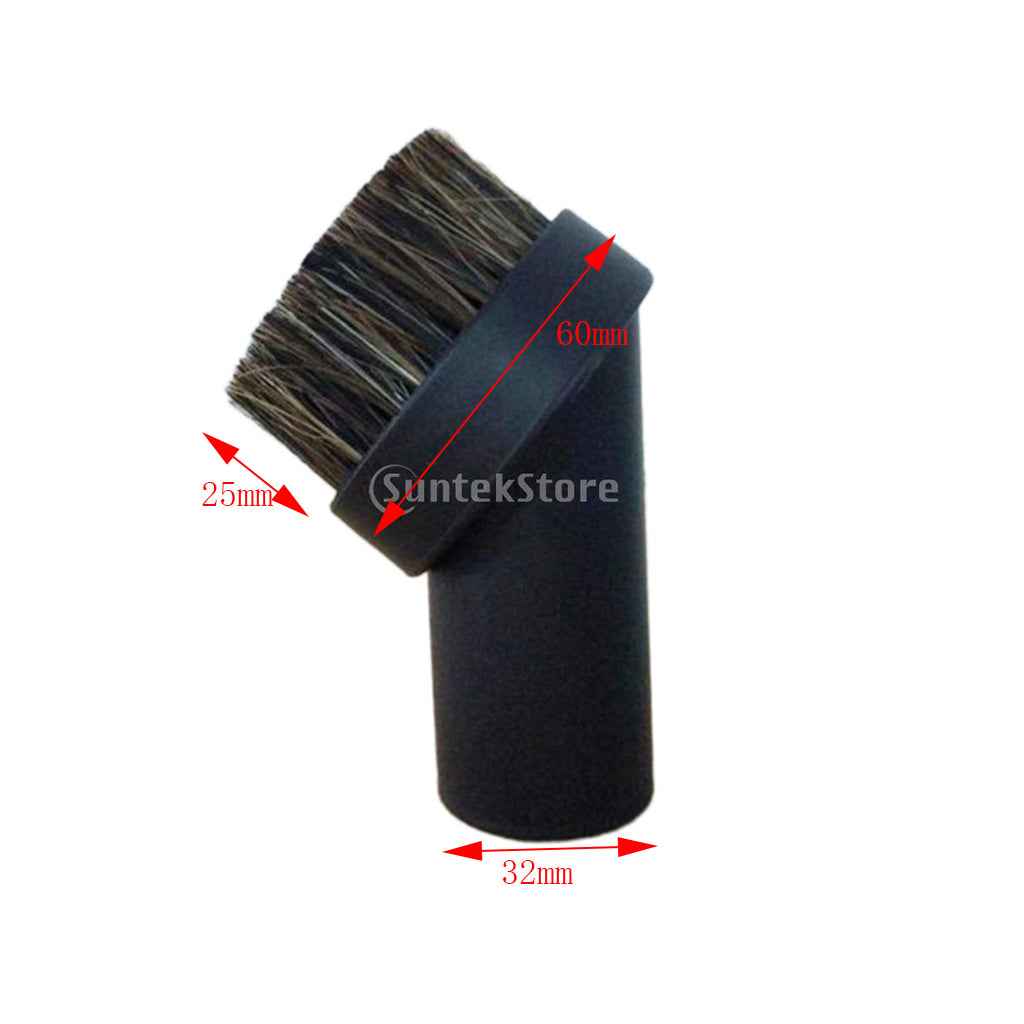 32mm/1.25" Universal Soft Round Vacuum Clearn Brush 24 mm Bristle-Short