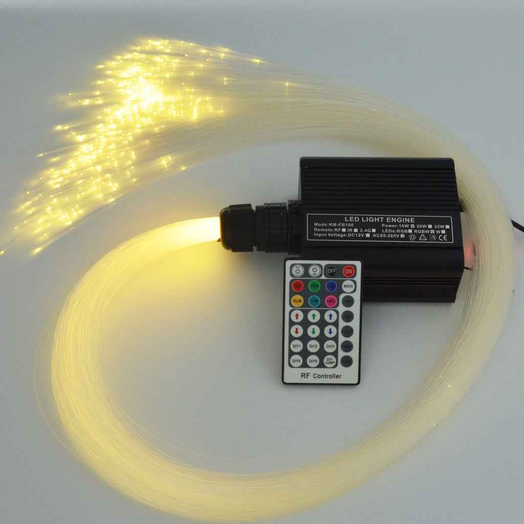 0.75mm 2M MMA Plastic End Glow Optical Fiber for Home Bar Decoration 200Pcs