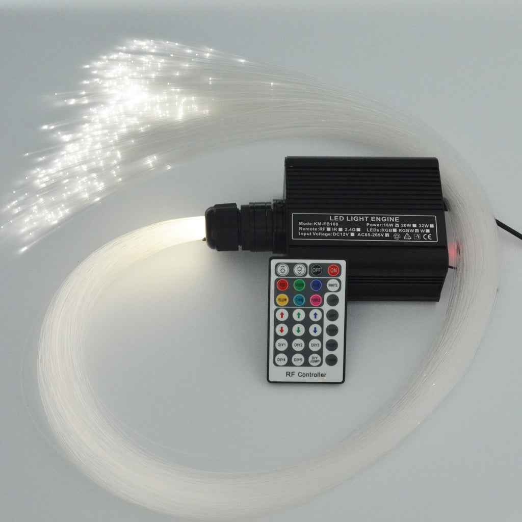 0.75mm 2M MMA Plastic End Glow Optical Fiber for Home Bar Decoration 200Pcs