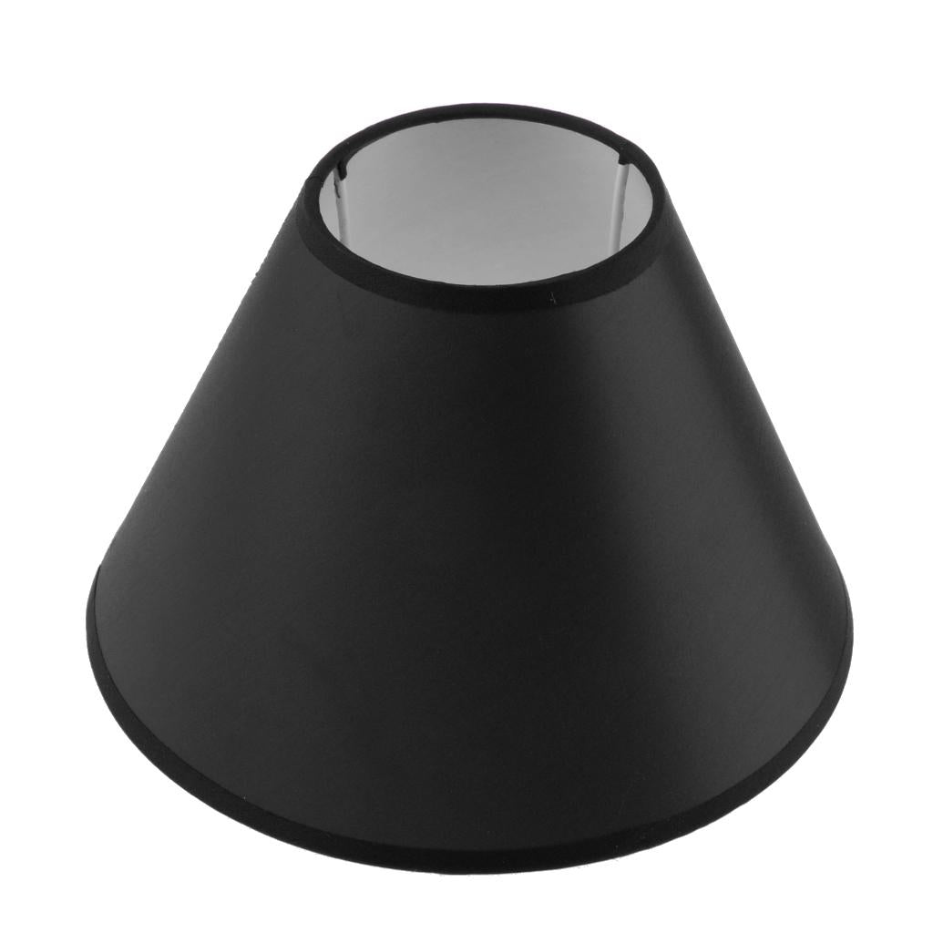 2x Lampshade Table Lamp Shade Floor Lamp Bedside Lamp Light Shade Black
