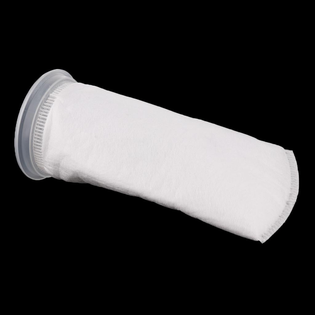 10-Piece Aquarium Tank Filter Bag Fish Tank Felt Filter Sock Bag 100um