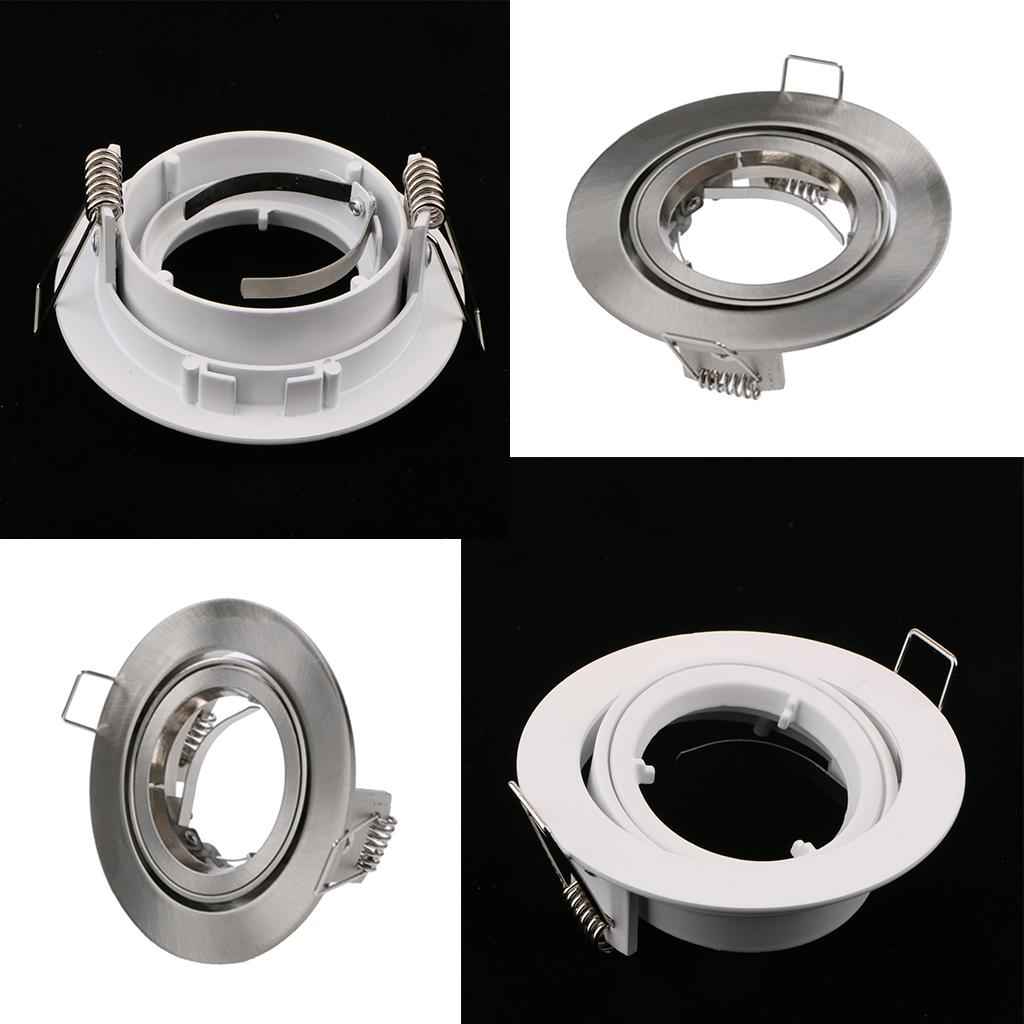 MR16/GU10 Light Bracket Holder for Spotlight Daylight Ceiling Downlight 50W White
