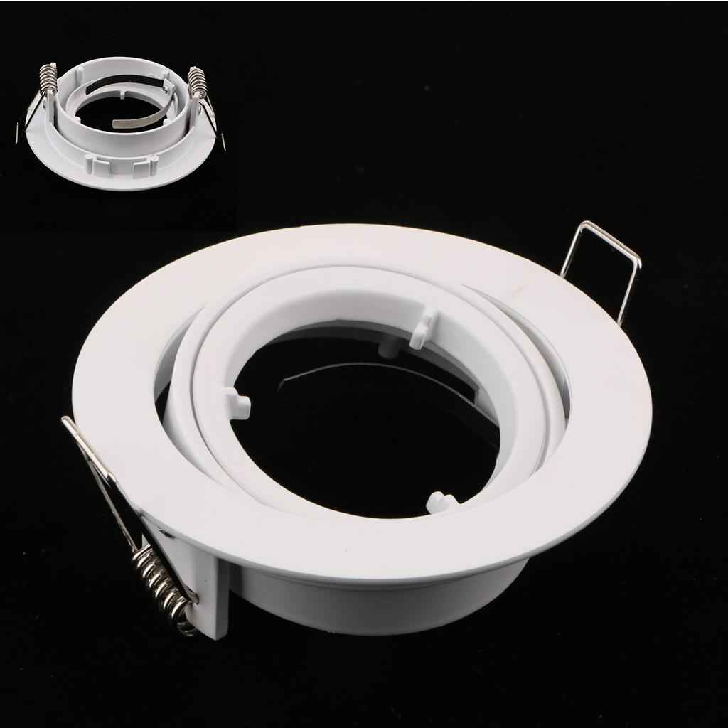 MR16/GU10 Light Bracket Holder for Spotlight Daylight Ceiling Downlight 50W White