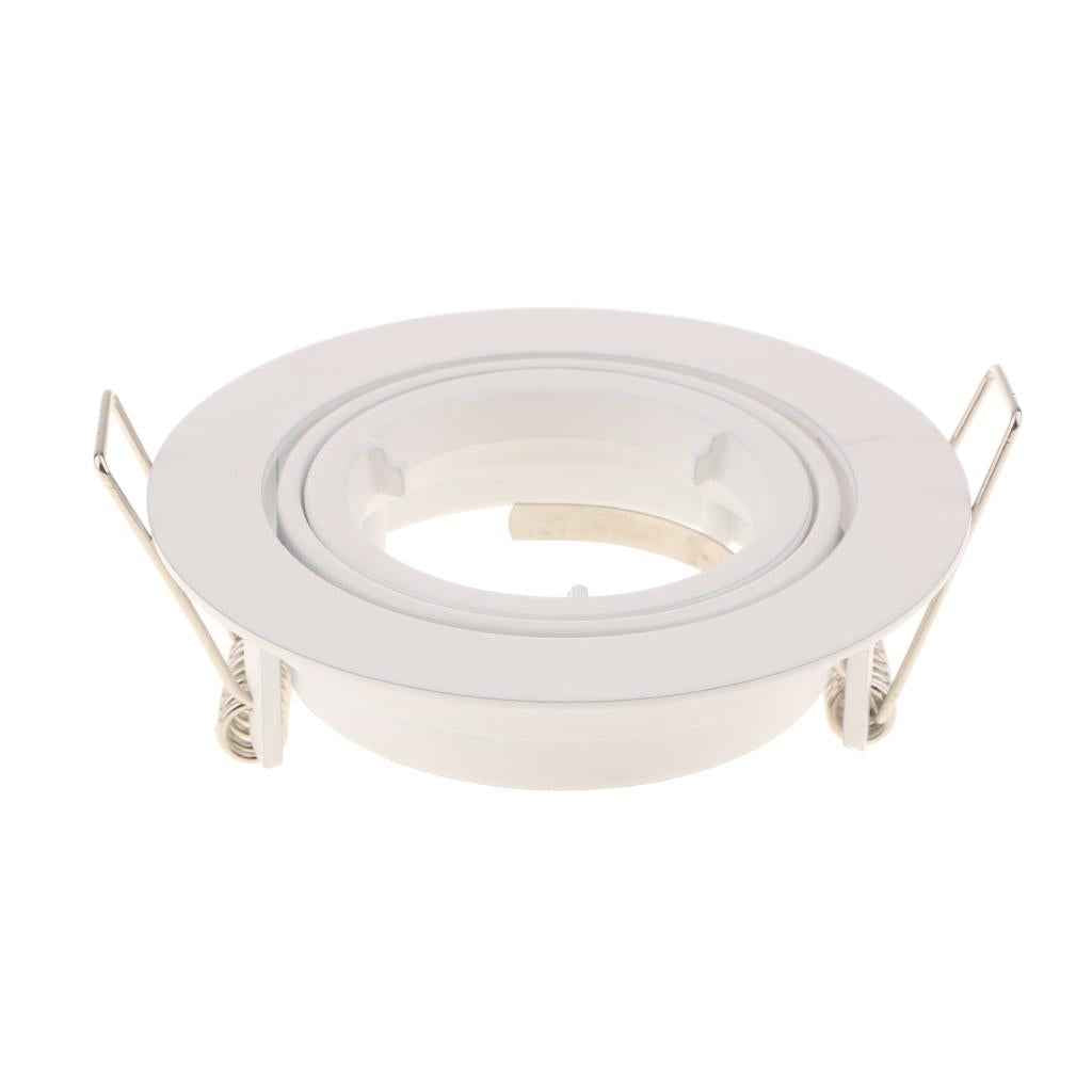 MR16/GU10 Light Bracket Holder for Spotlight Daylight Ceiling Downlight 50W White