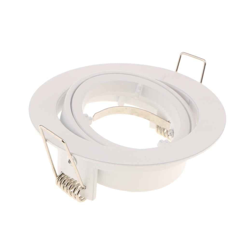 MR16/GU10 Light Bracket Holder for Spotlight Daylight Ceiling Downlight 50W White