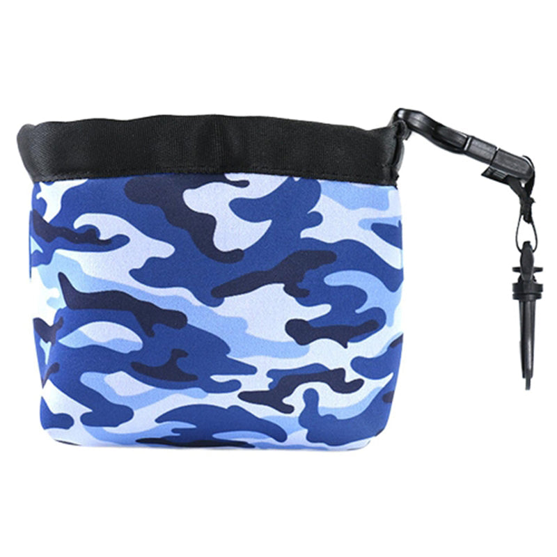 Golf Club Ball Waterproof Cleaning Bag Golf Club Groove Cleaner with Detachable Buckle - Camouflage