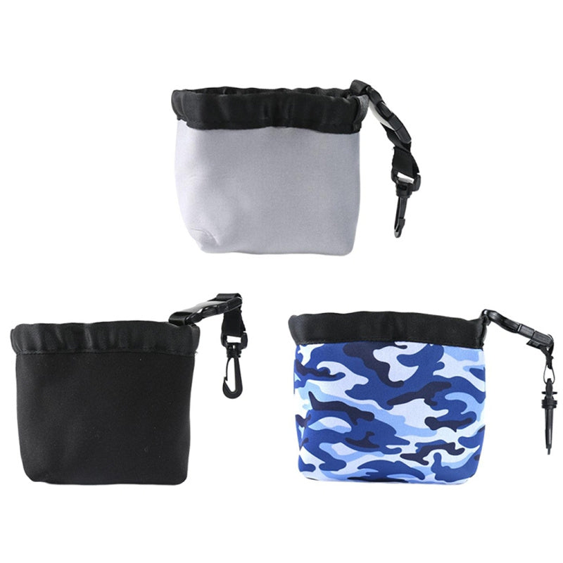 Golf Club Ball Waterproof Cleaning Bag Golf Club Groove Cleaner with Detachable Buckle - Camouflage