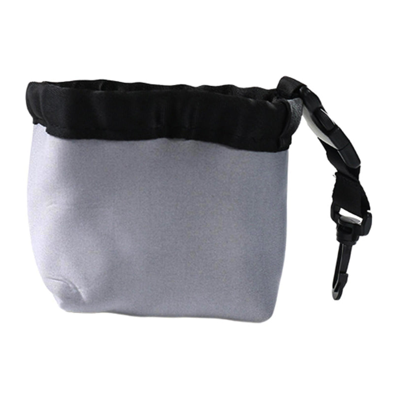 Golf Club Ball Waterproof Cleaning Bag Golf Club Groove Cleaner with Detachable Buckle - Grey