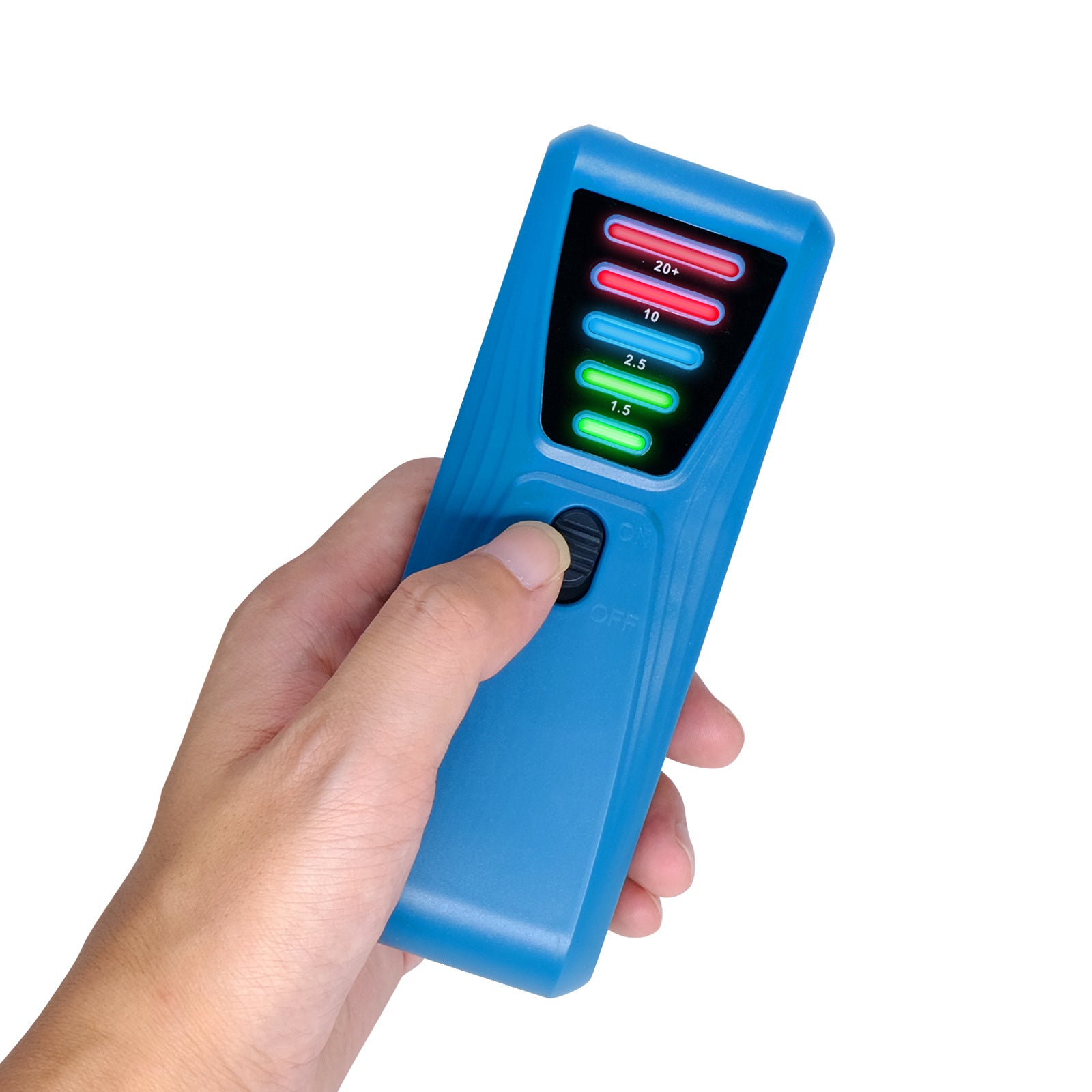 FS-2 Electric Magnetic Field Radiation Tester Portable 5 LED EMF Meter Detector - Blue