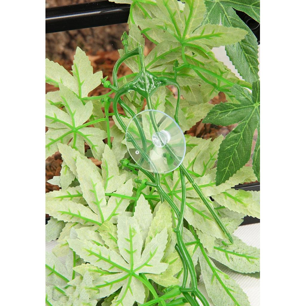2Pcs Bendable Reptiles Vine Jungle Climber Vines Artificial Decor 30cm &40cm