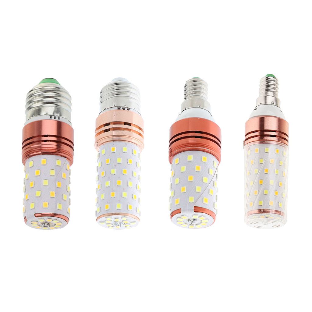 220-240V Three-Color Dimming LED Corn Light Bulb Cylindrical Lamps E27 12W