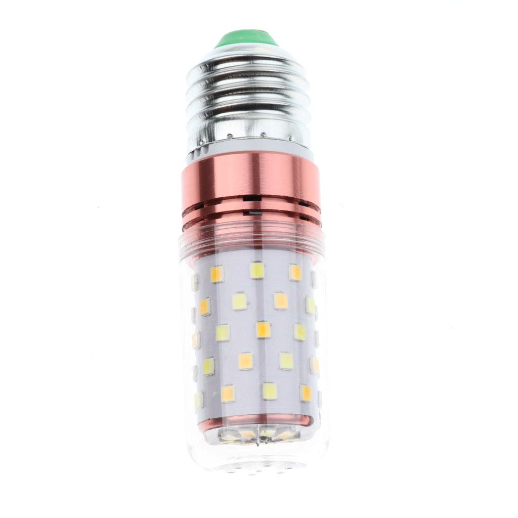 220-240V Three-Color Dimming LED Corn Light Bulb Cylindrical Lamps E27 12W