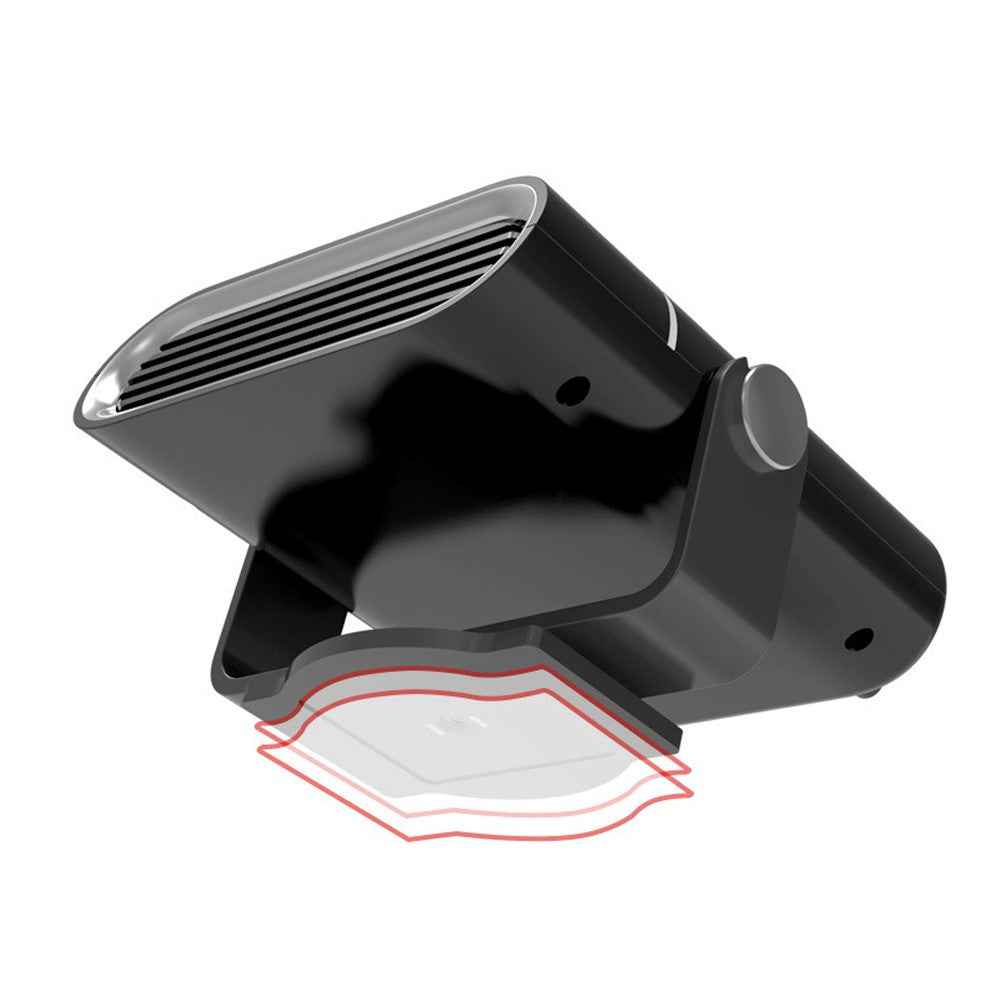 12V 2-in-1 Car Demister Heater Fan Adjustable Automobile Mounted Heater 120W Vehicle Heating Cooler Fan - Black