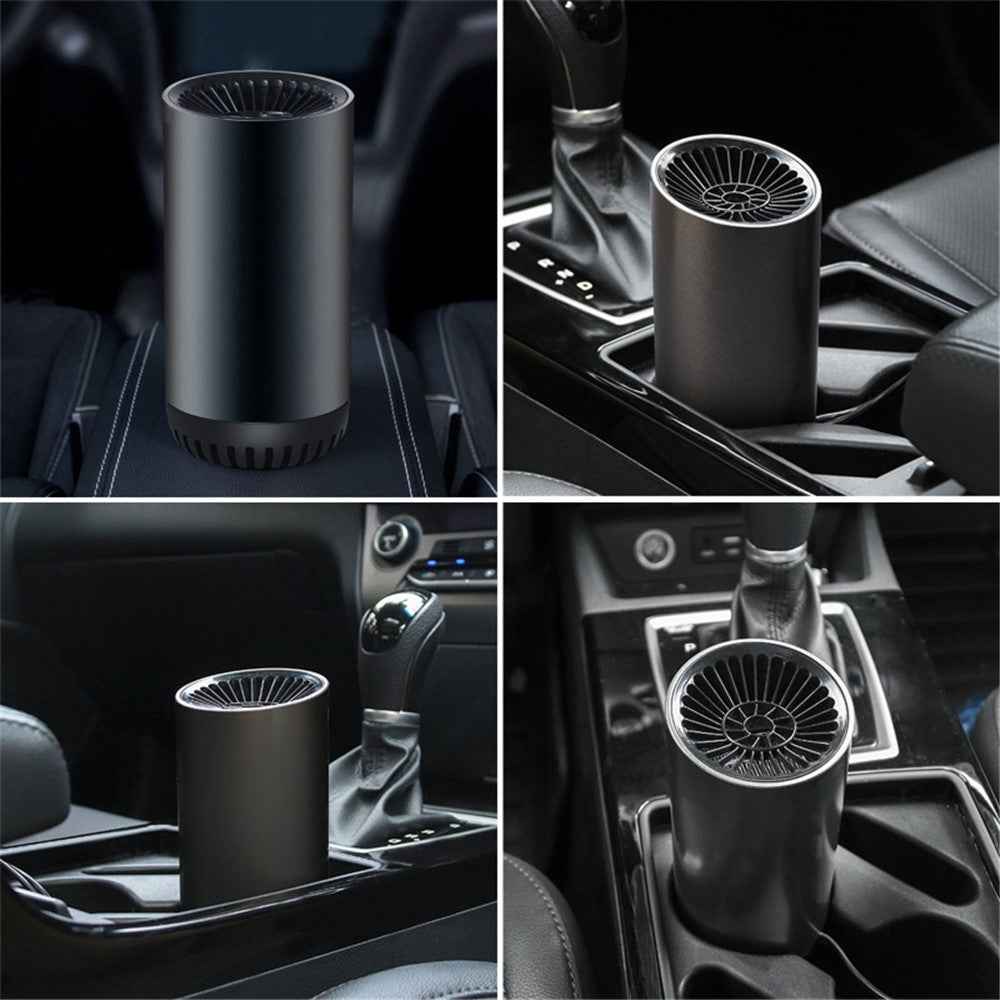 Car Window Defroster Demister Fast Heating Car Warm Air Blower Portable Purifier Fan Cup Shape Car Heater Cooler with Current-Limiting Cable / Rotating Sucker Base