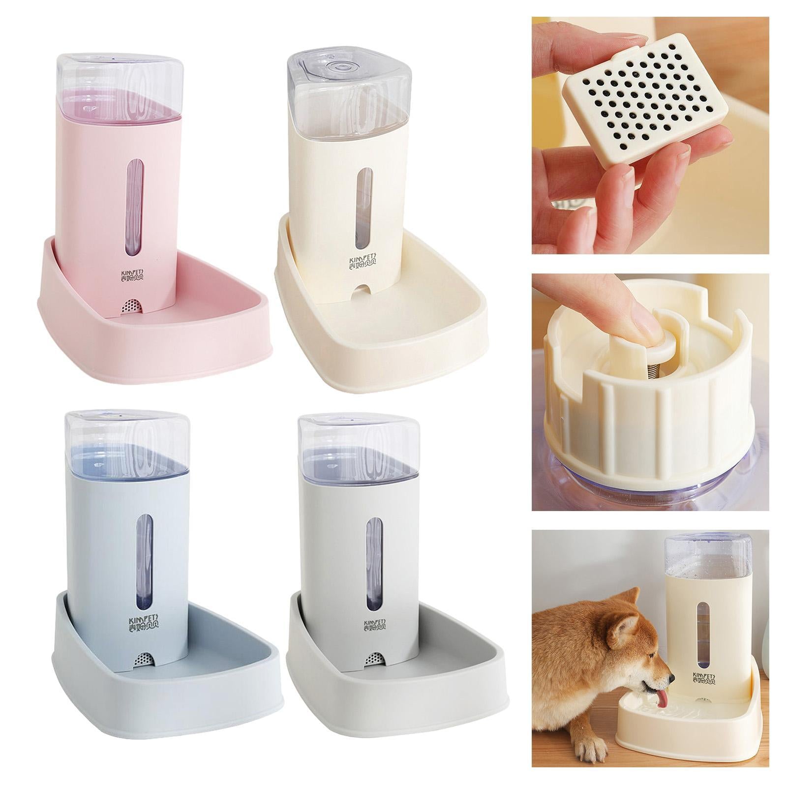 Automatic Pet Water Feeder Eco-Friendly PET Recycled For Cat Dog Pet Animal Blue