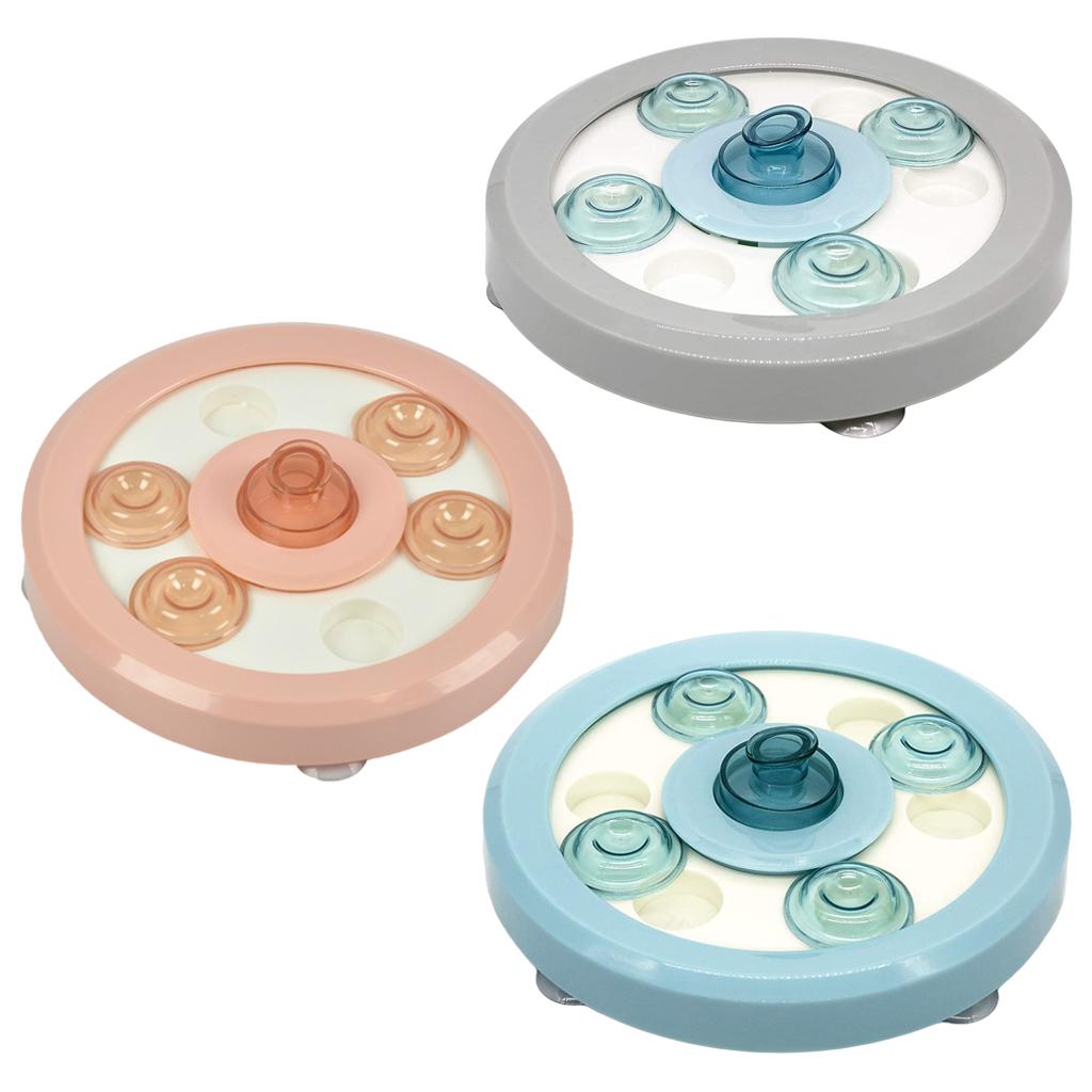 Dog Puzzle Toy Dog Feeding Dispensing Feeder Bowl IQ Training Toys Blue