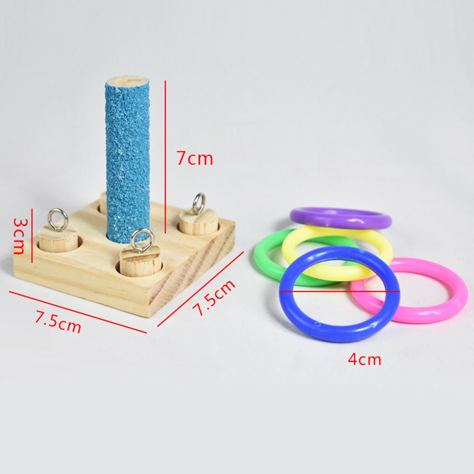 Birds Trick Tabletop Toys Educational Toys Intelligence Block Toy Rings