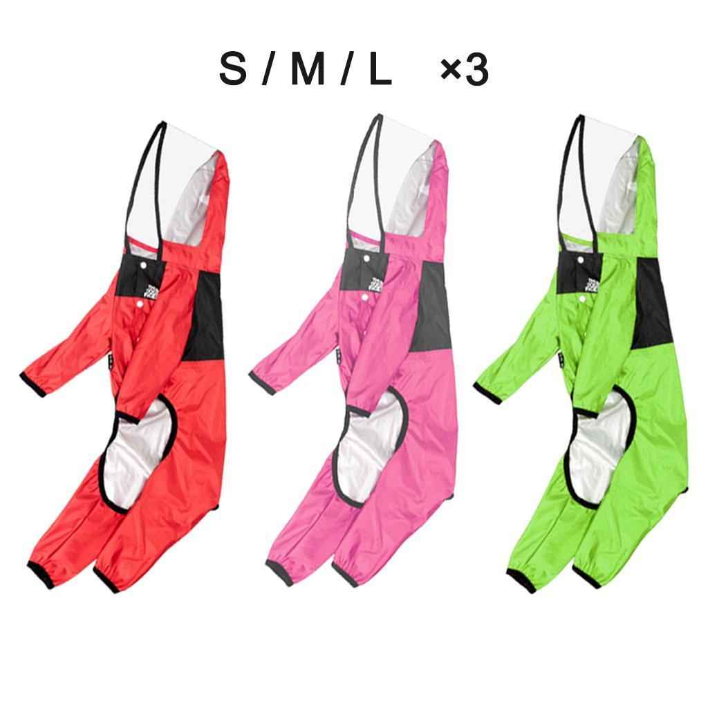 Dog Raincoat Clothing Waterproof Poncho Pet Puppy Jacket Coat Hooded Red S