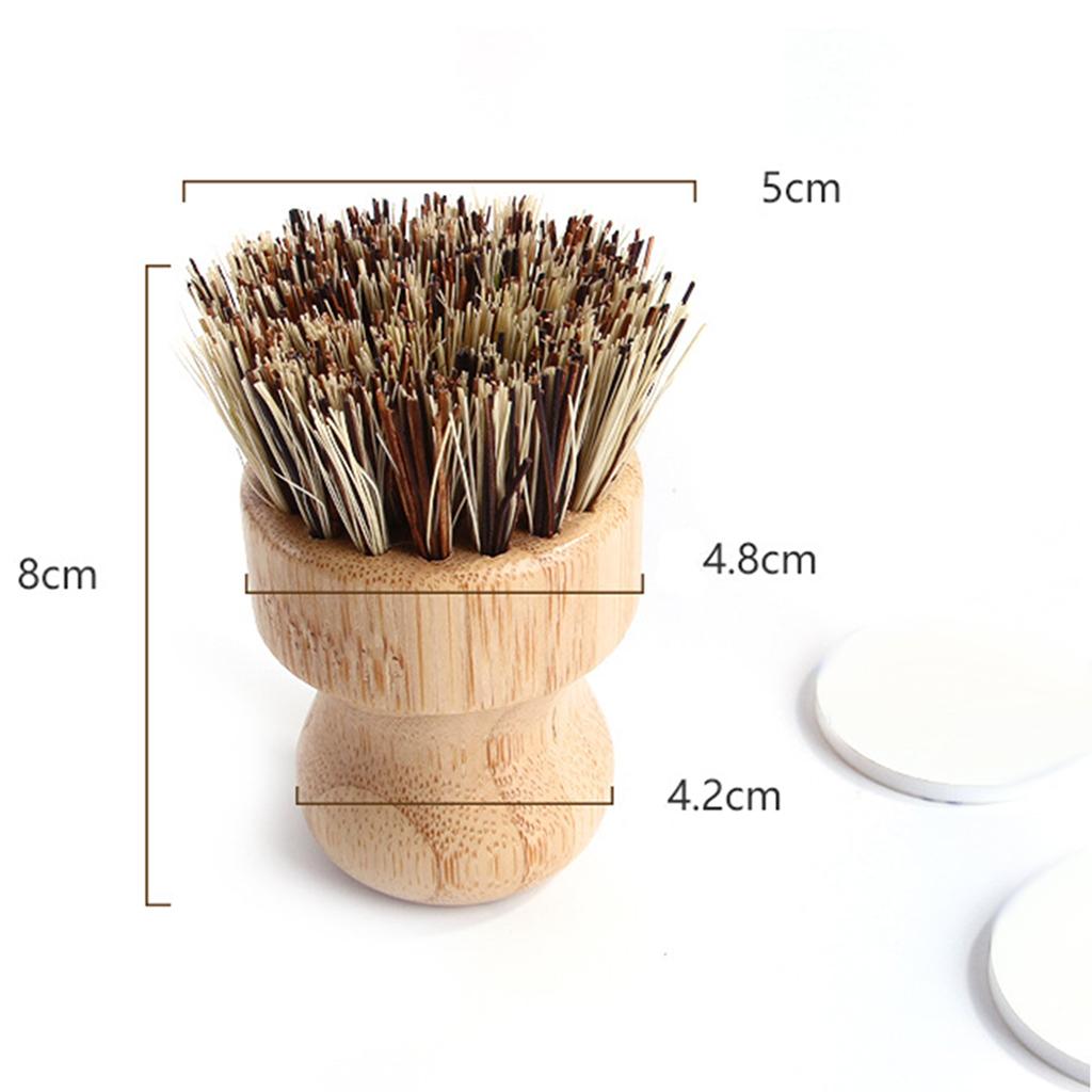 Cat Self Groomer Scrub Brush Wall Groom Scratcher Hair Massager Tool Brown