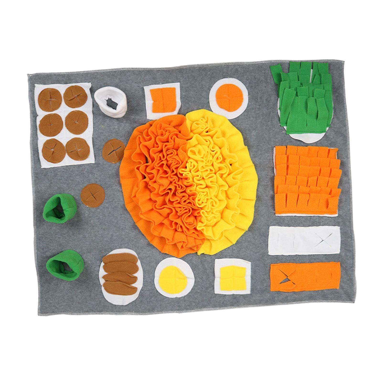 Dog Snuffle Mat Pad Cushion Interactive Slow Feeder Fun Toy Stress Relief