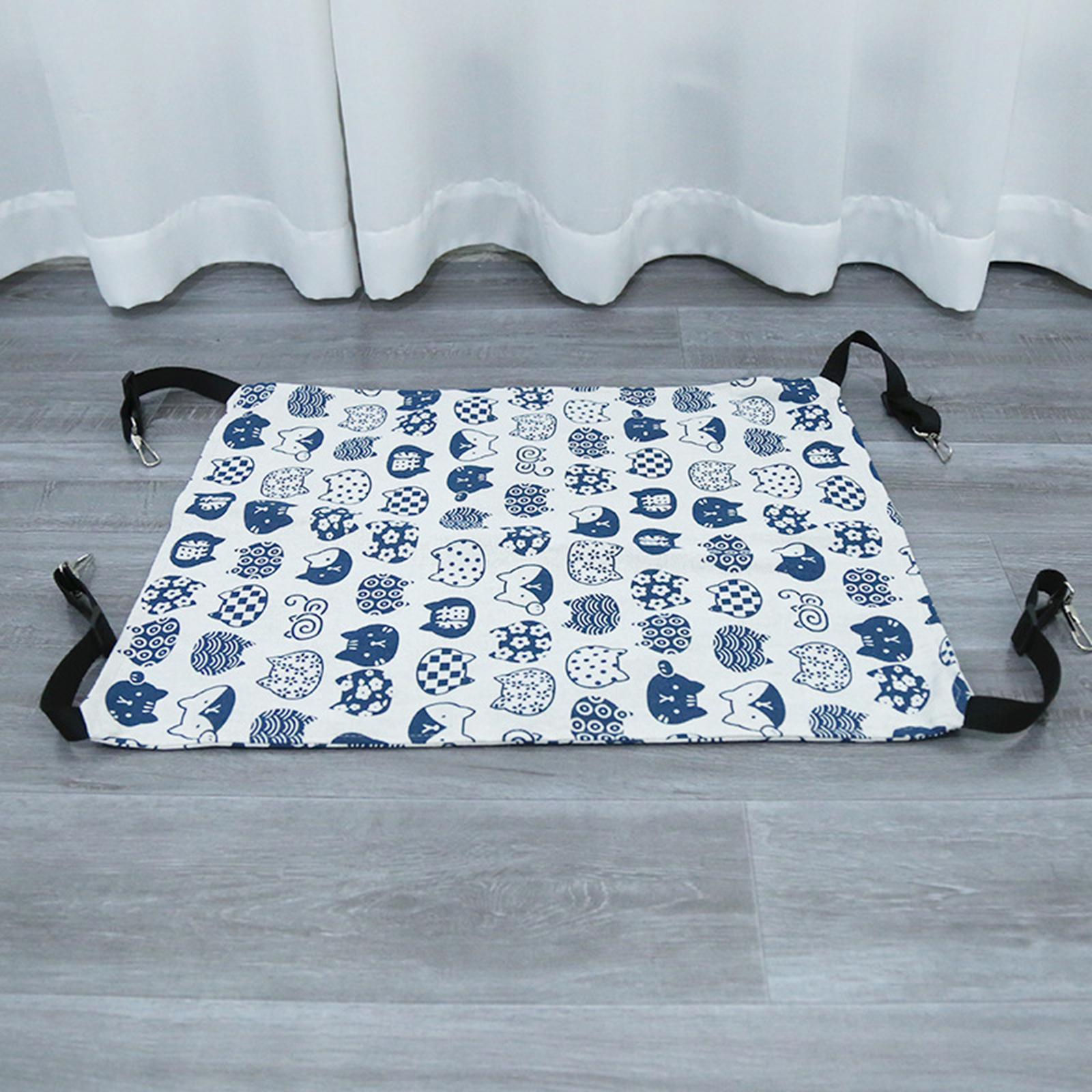 Cat Hammock Bed Swing Comfy Dog Pet Cats Hanging Fun Pets Furniture Beds Summer White L