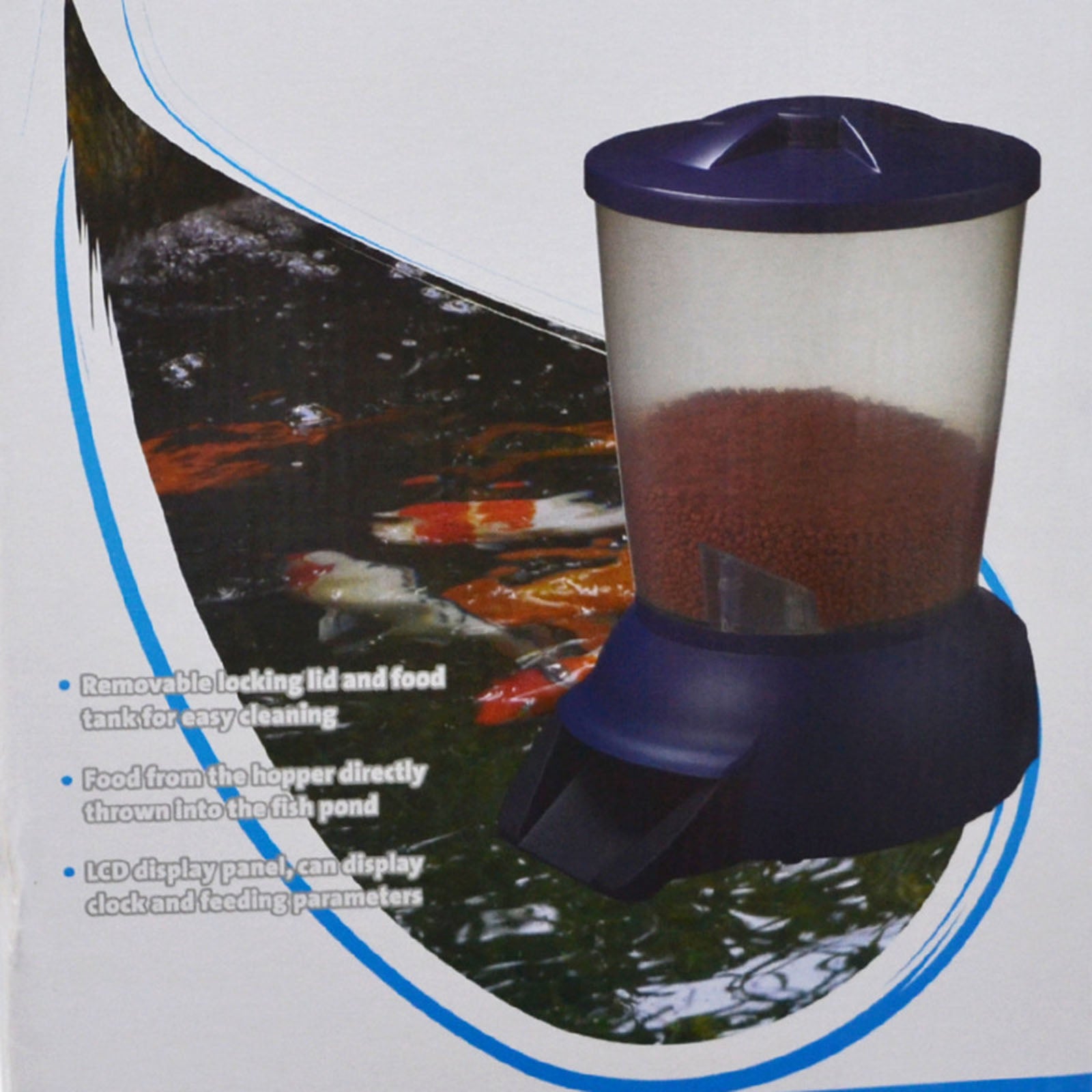 Automatic Fish Feeder Aquarium Intelligent Food Dispenser Battery Operate