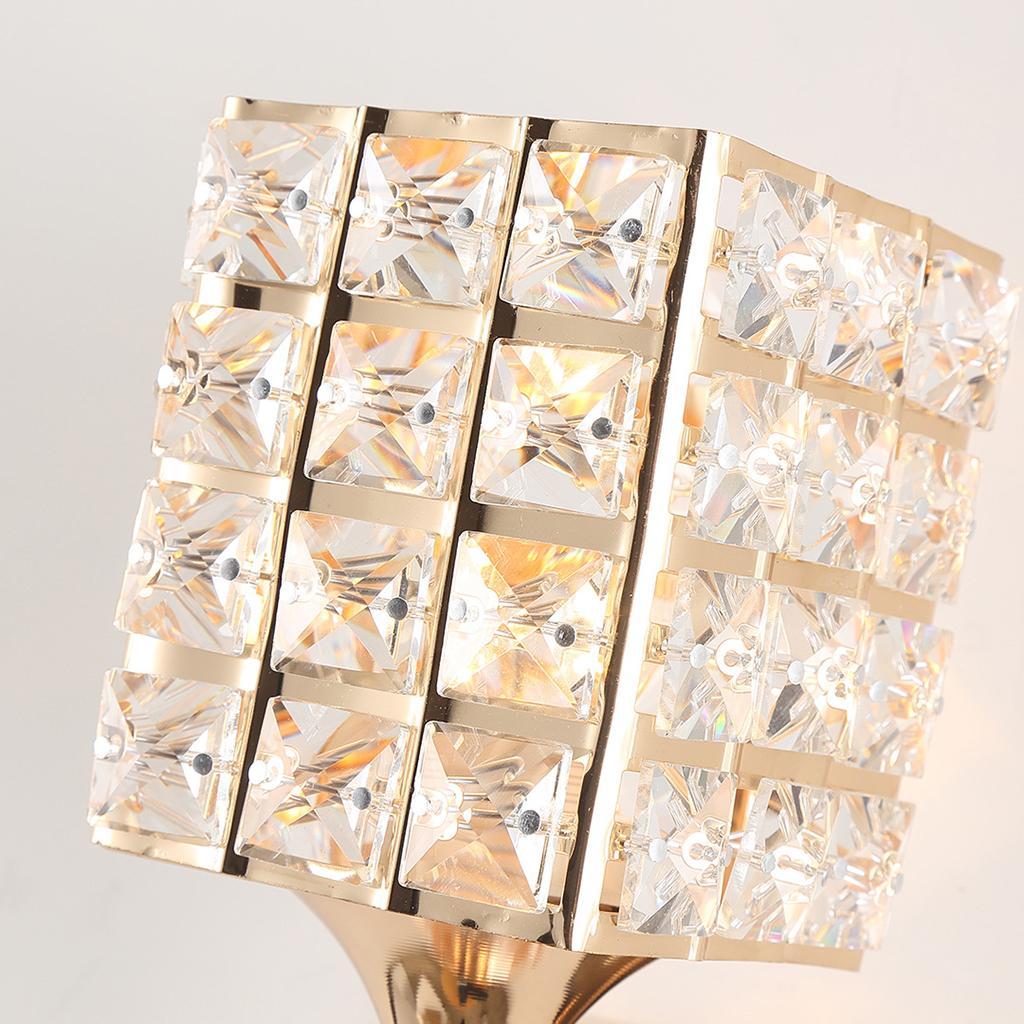 Chic Crystal Wall Lamp Fixture Sconce Pendent Light E26/E27 Bulb Study Stair Golden