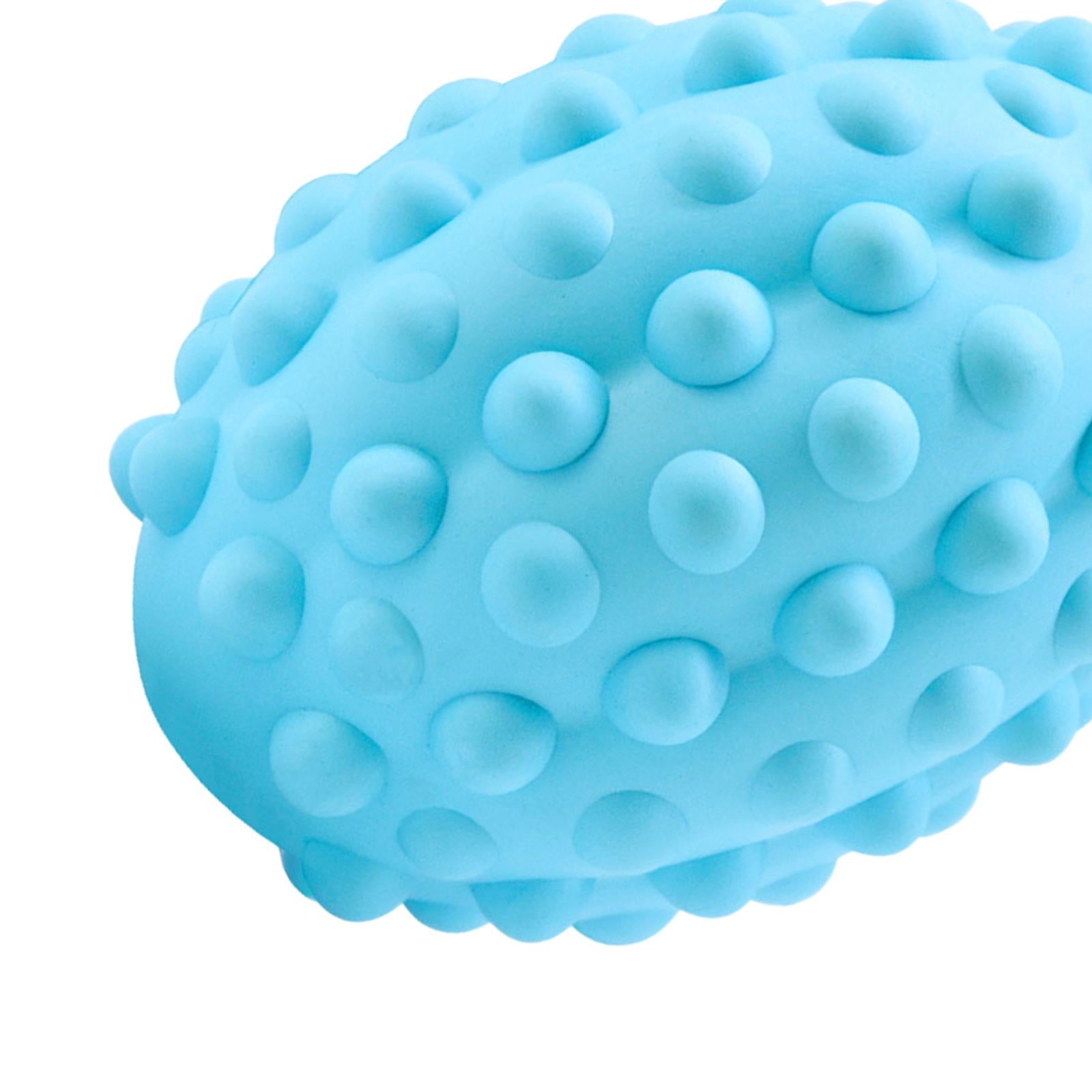 Dog Squeaky Chew Toy Ball Molar Teeth Cleaning Pet Supplies Light Blue