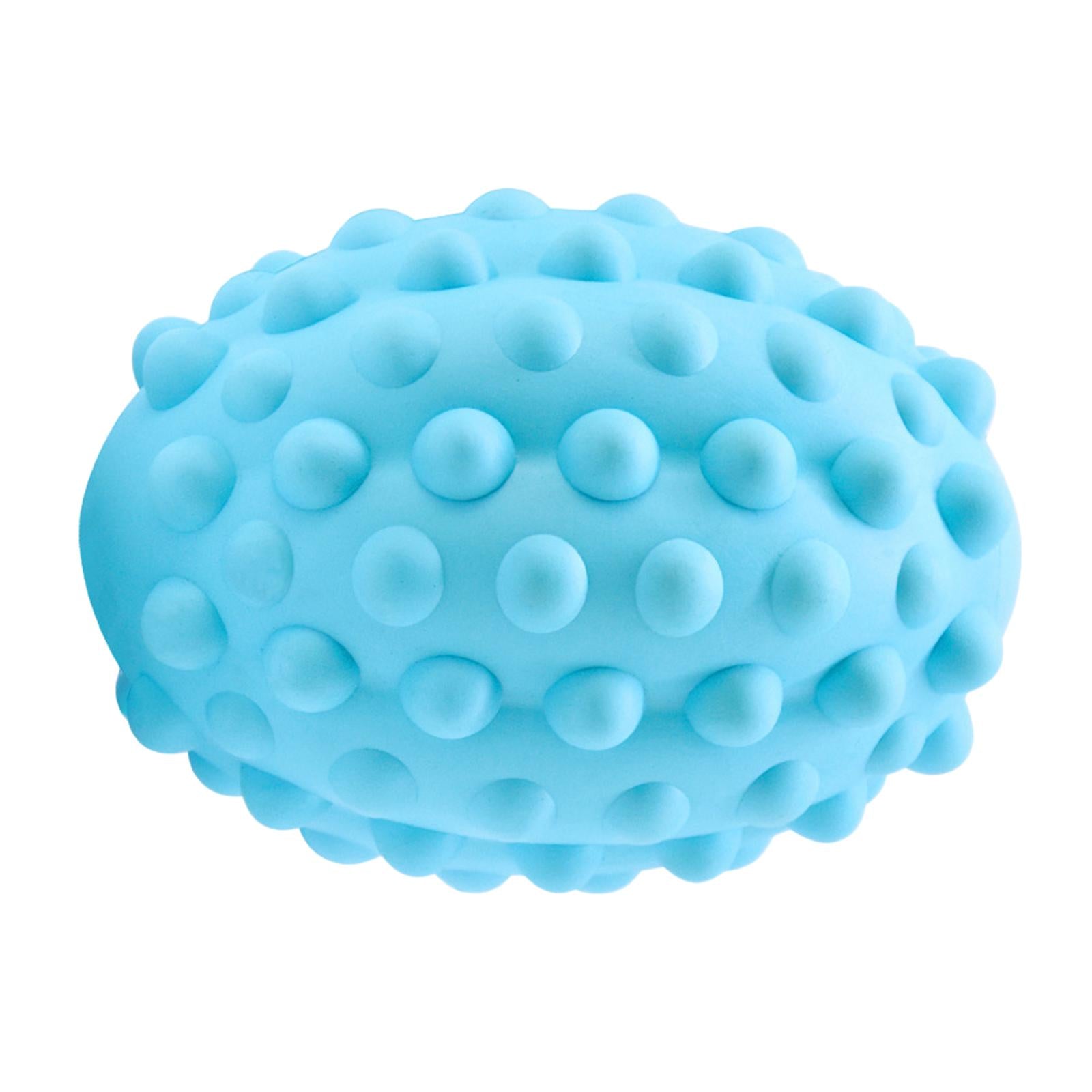 Dog Squeaky Chew Toy Ball Molar Teeth Cleaning Pet Supplies Light Blue