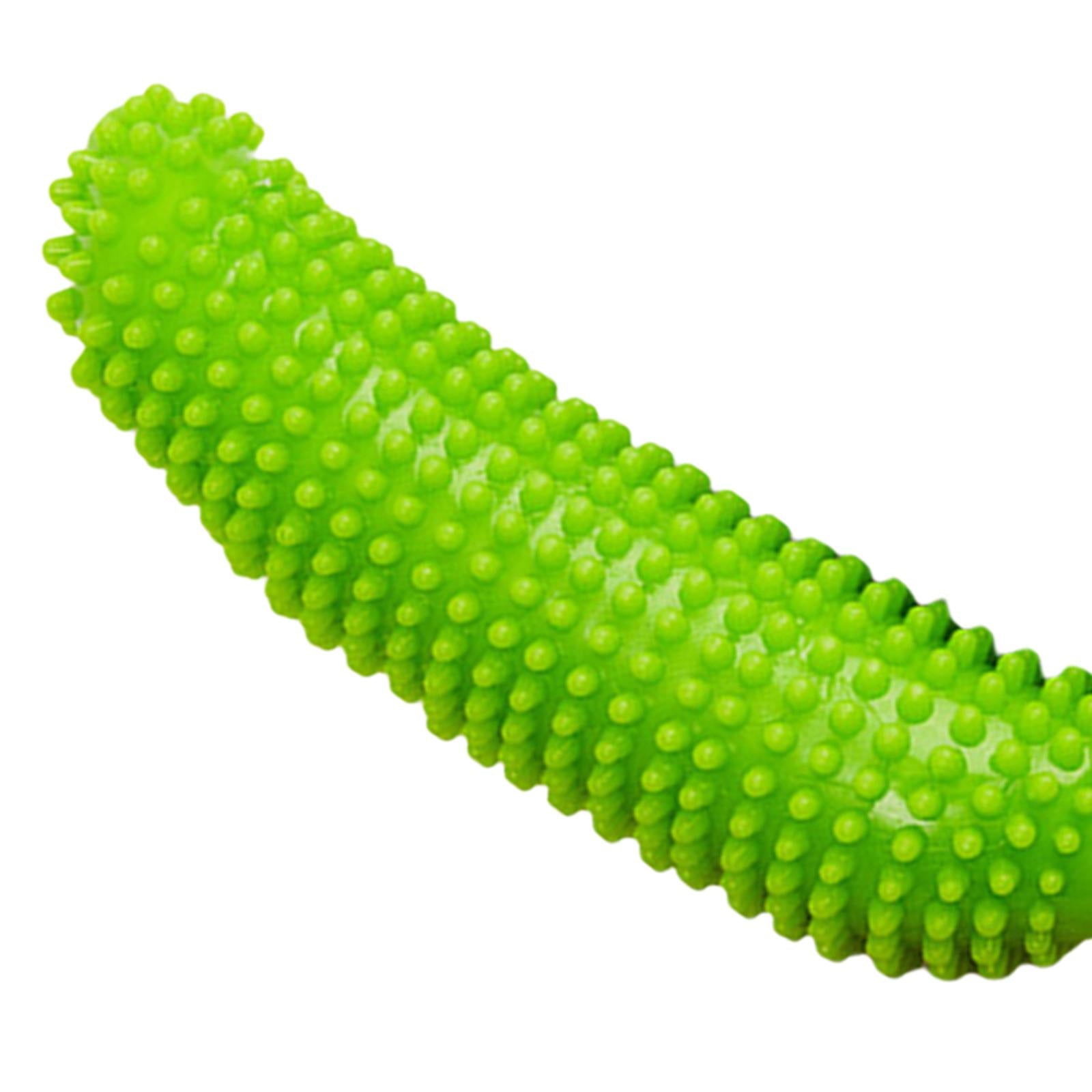 Cute Dog Chew Toy Rubber Chewing Molar Teeth Cleaning Training Playing Green