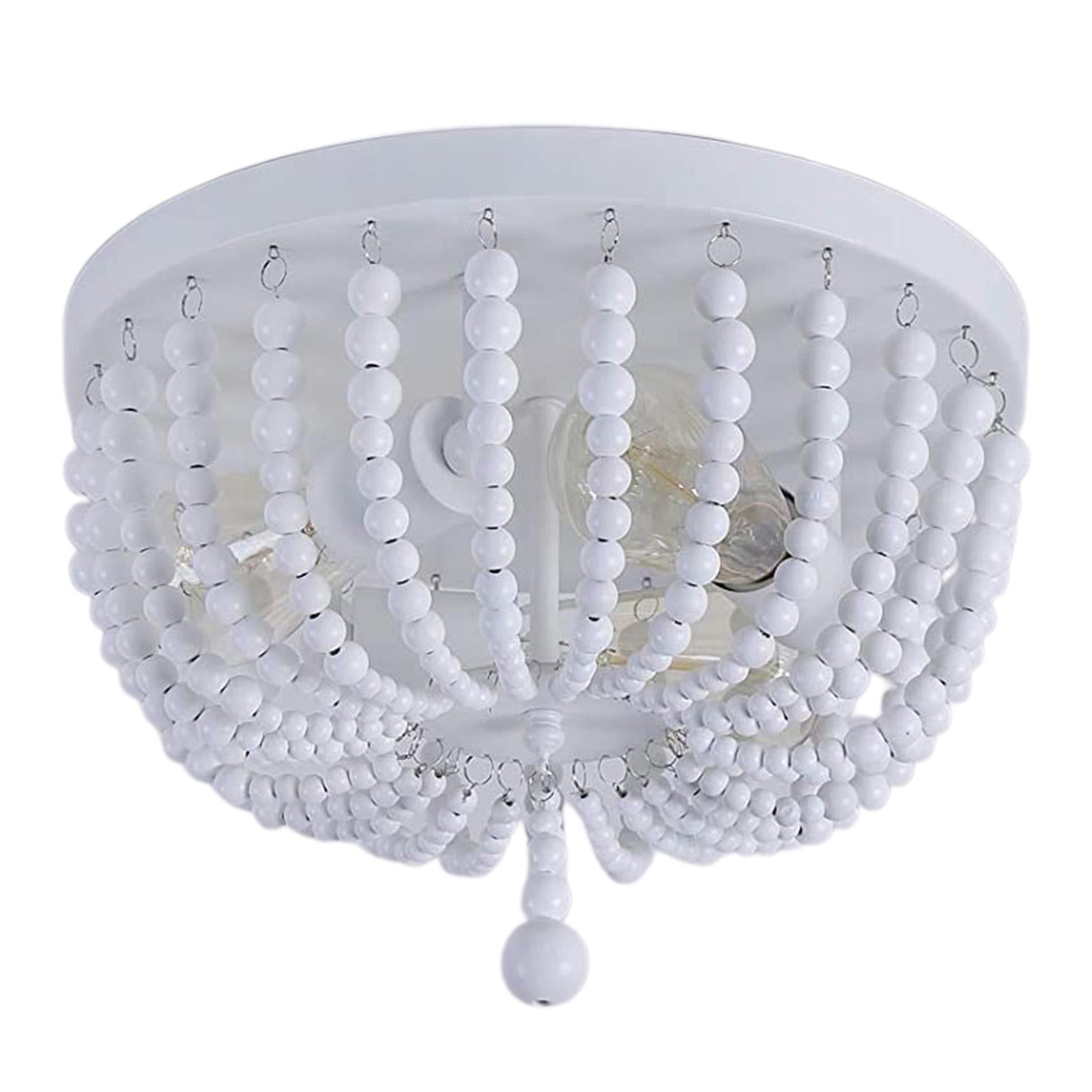 Boho Chandelier Ceiling Lights Flush Mount Decoration 40x28cm 3 Head Base