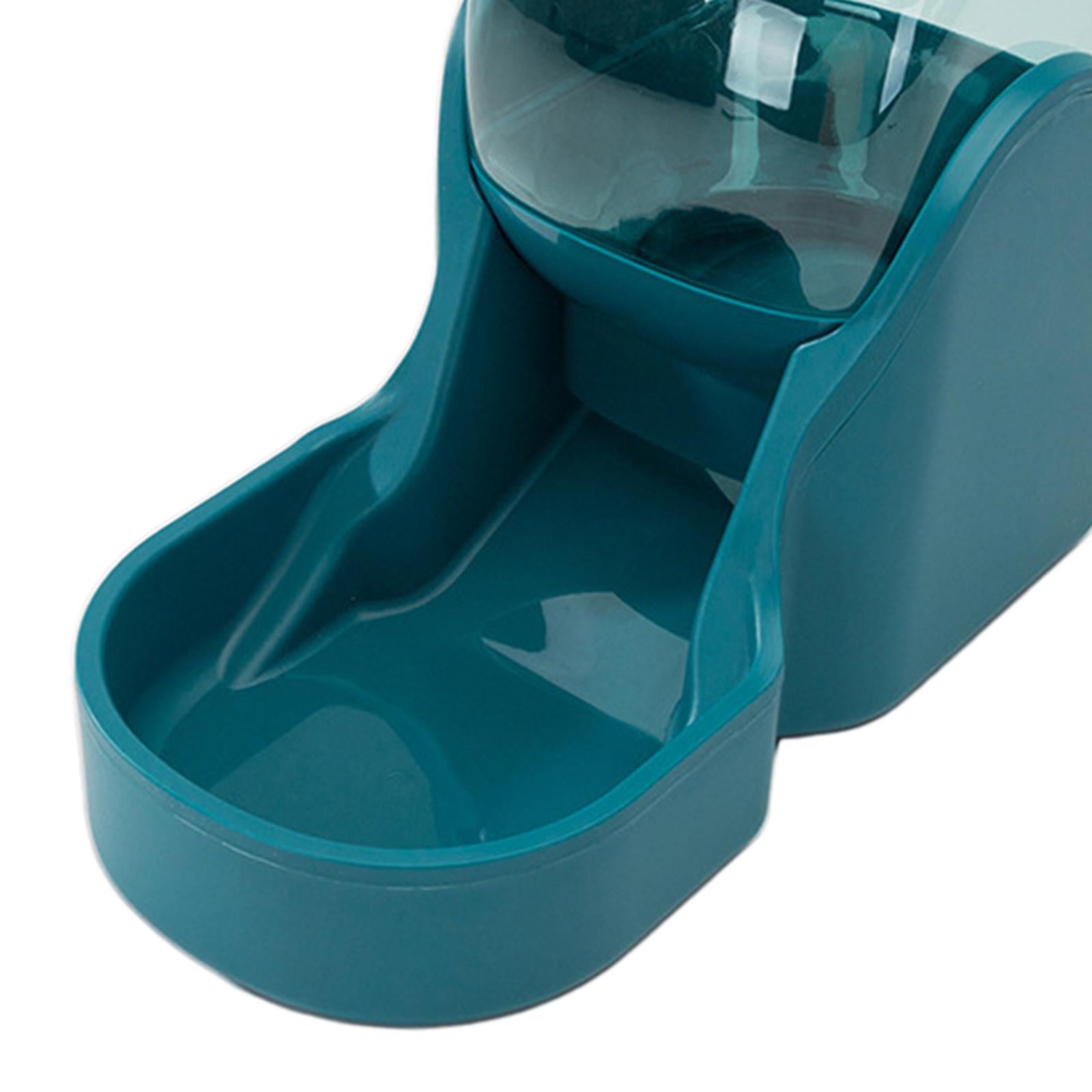 AUTOMATIC PET FOOD DISPENSER Dog Cat Feeder Waterer Dish Green Food Feeder