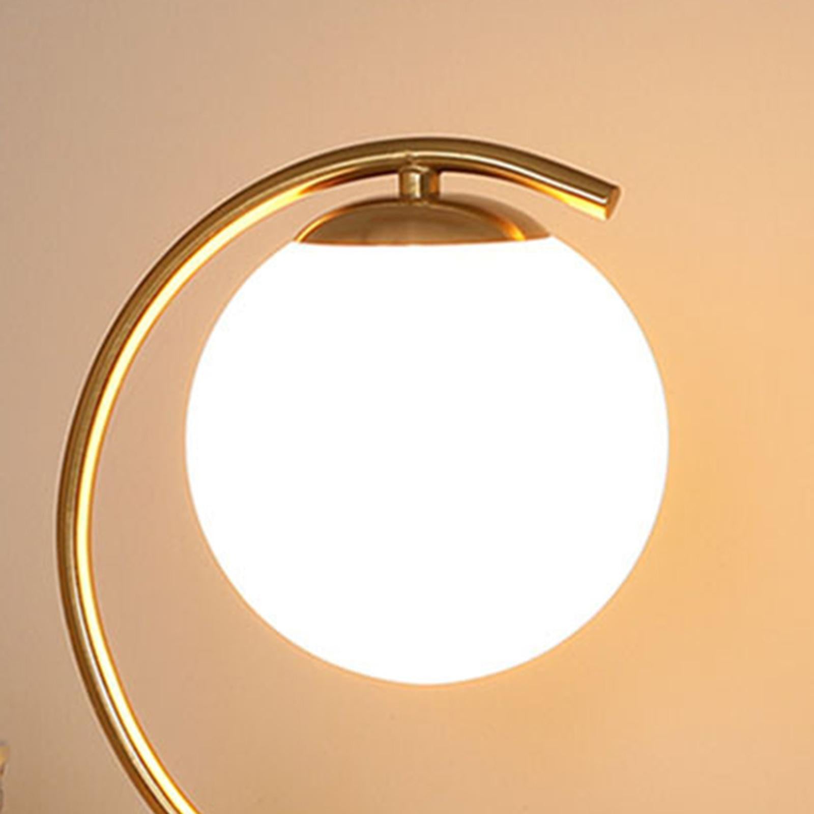 Dimmable Table Lamp Round Bedside Desk Night Light 20x15x33cm