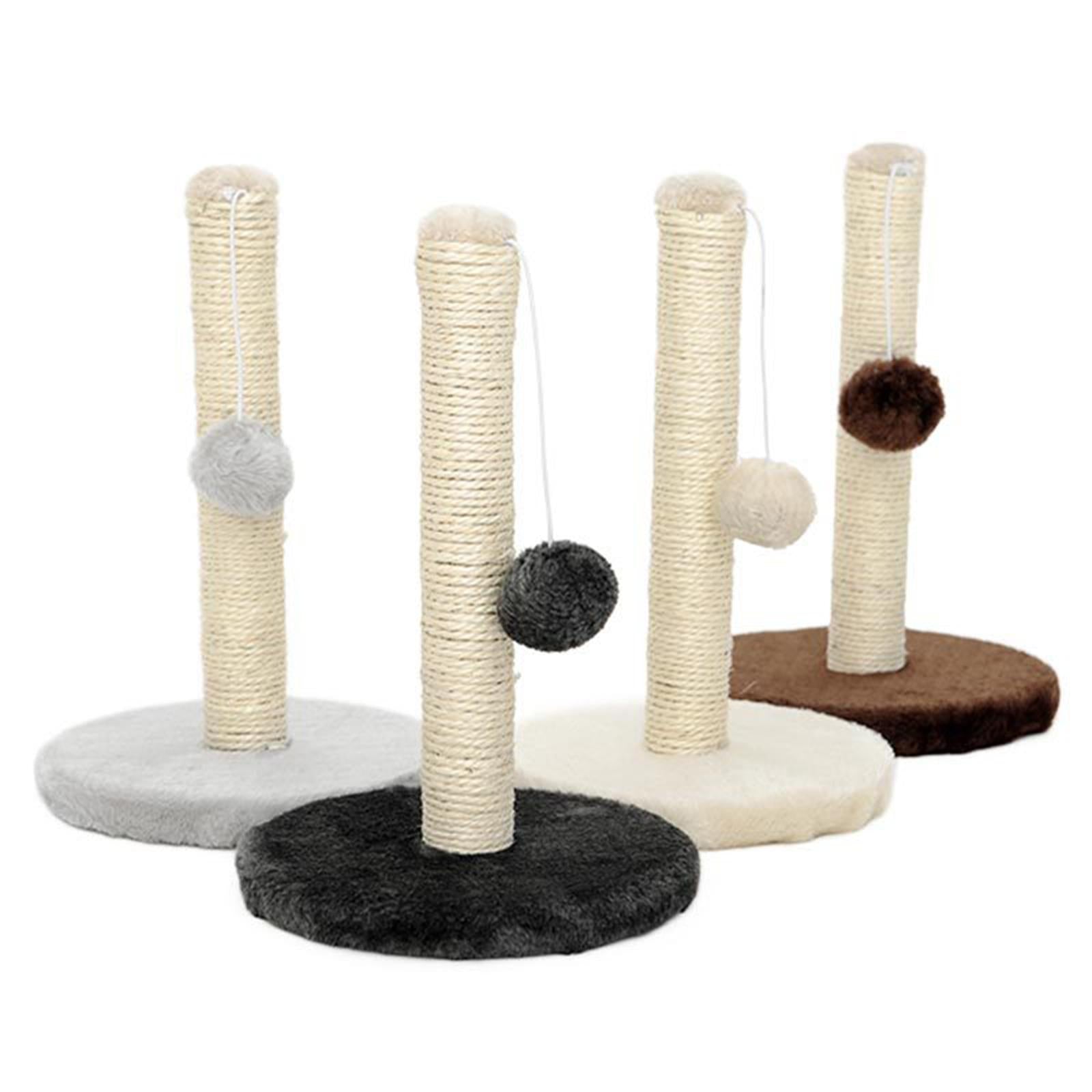 Cat Scratching Post Kitten Cats Scratcher Scratch Poles Climbing Tree Brown