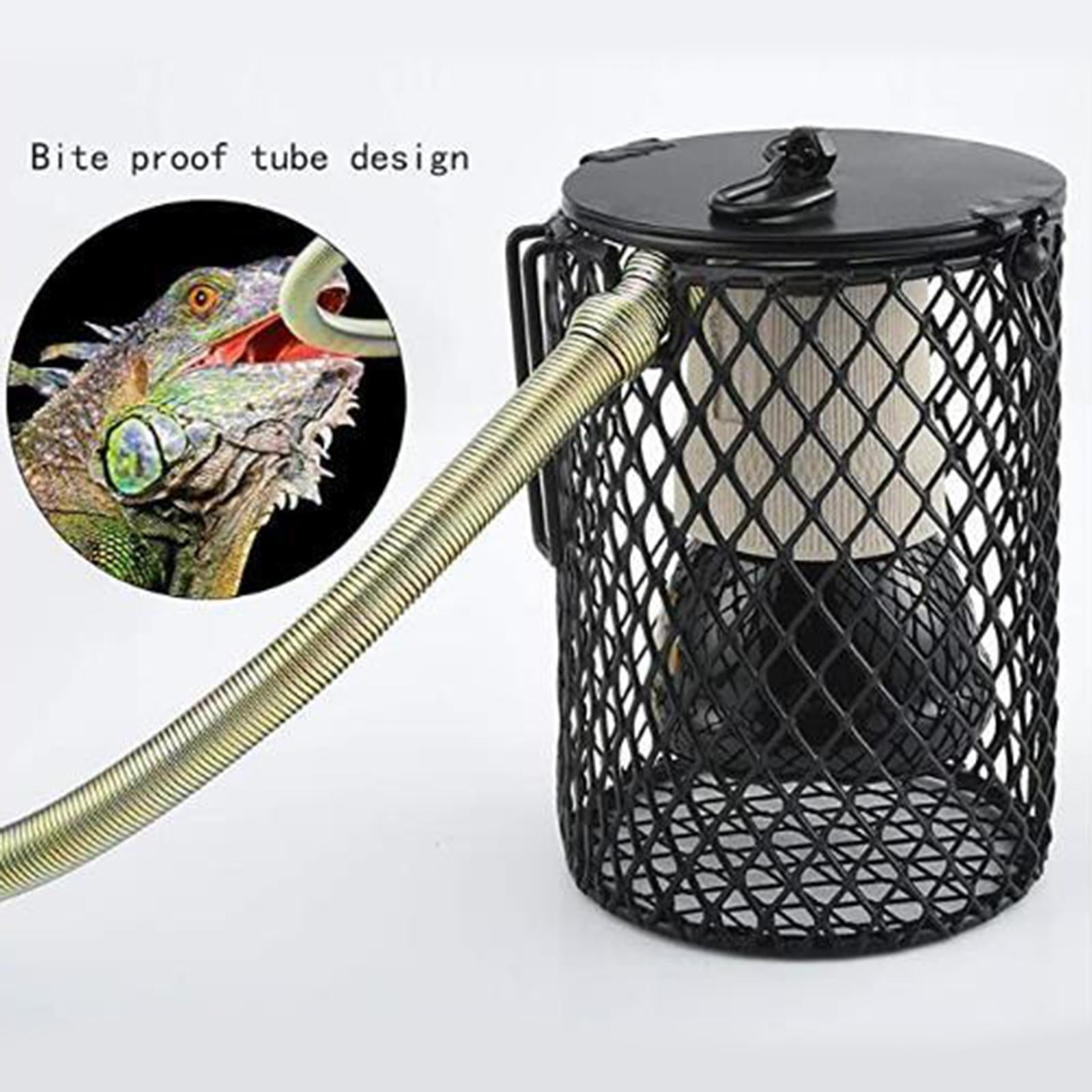 100W Reptile Heating Lamp Tortoise Snakes Brooder Heat Bulb Basking Lighting Black