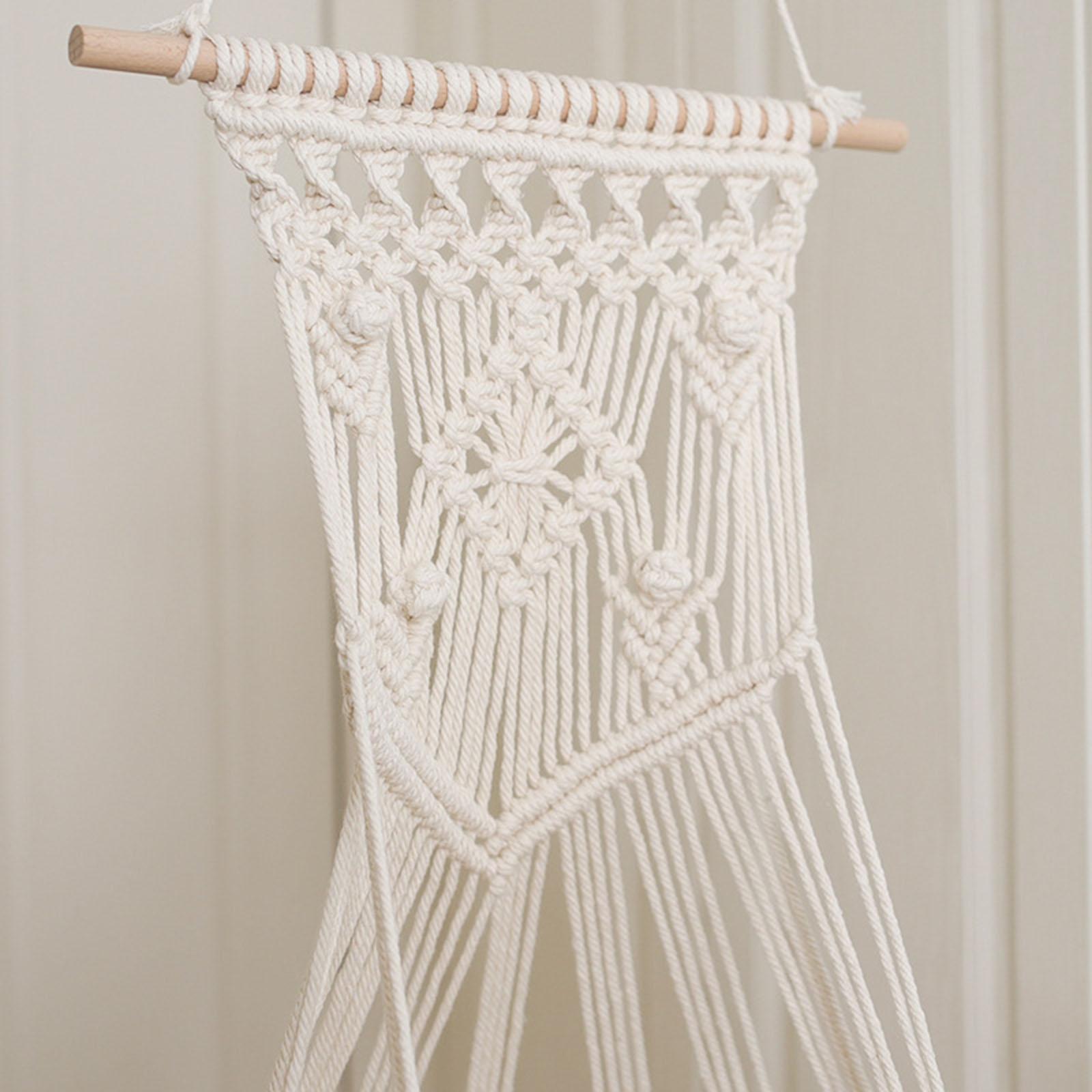 Cat Hammock Space Saving Swing Bed Macrame Woven Nest for Pet Supplies Puppy