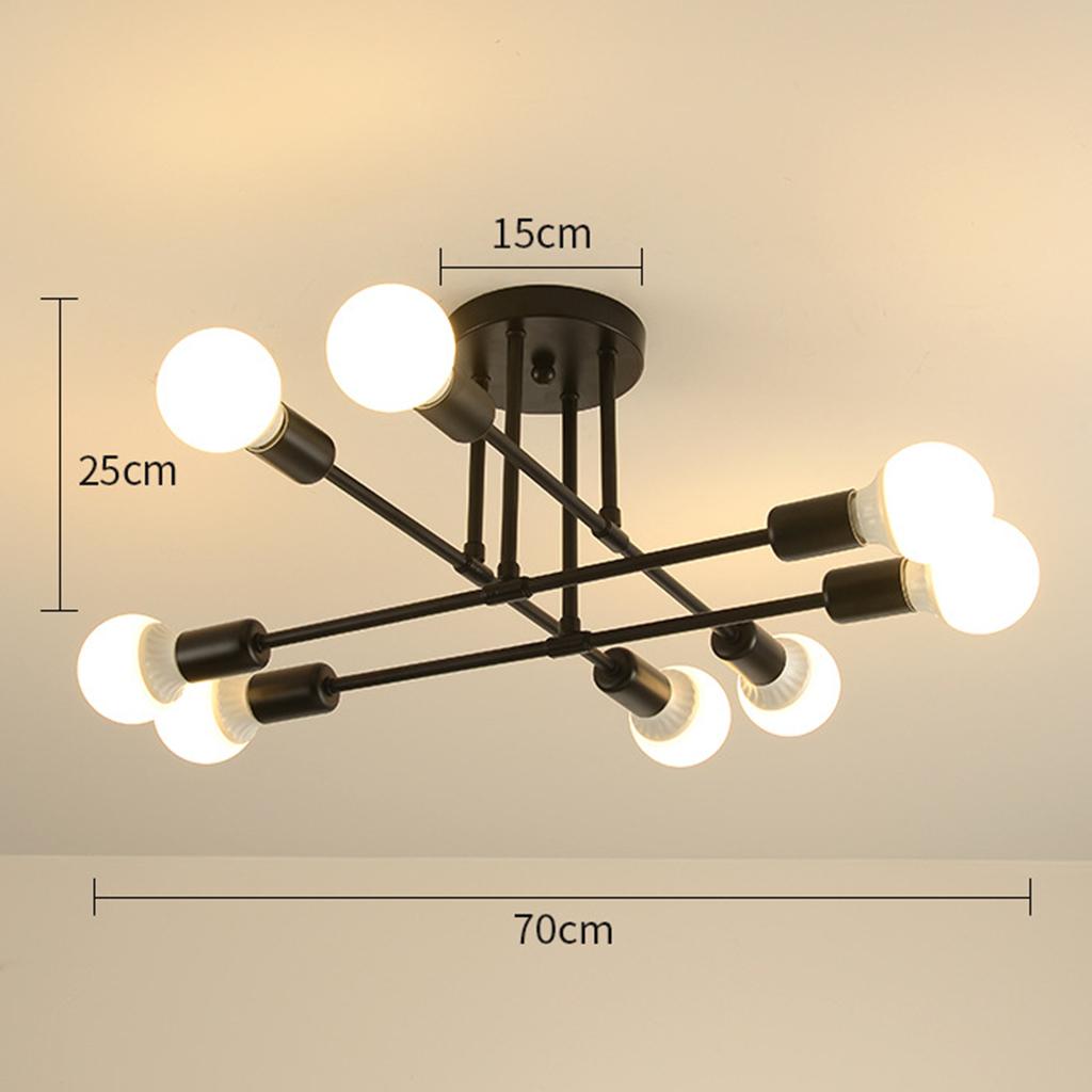 Ceiling Lamp Home Bedroom Hotel Cafe Hall Apartment Bar Lights Black