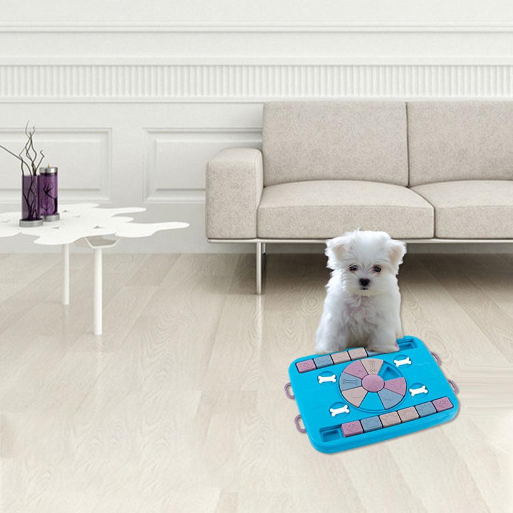 Dog Training Game Feeder Dog Bowl Slow Feeder Treat Puzzle IQ Training