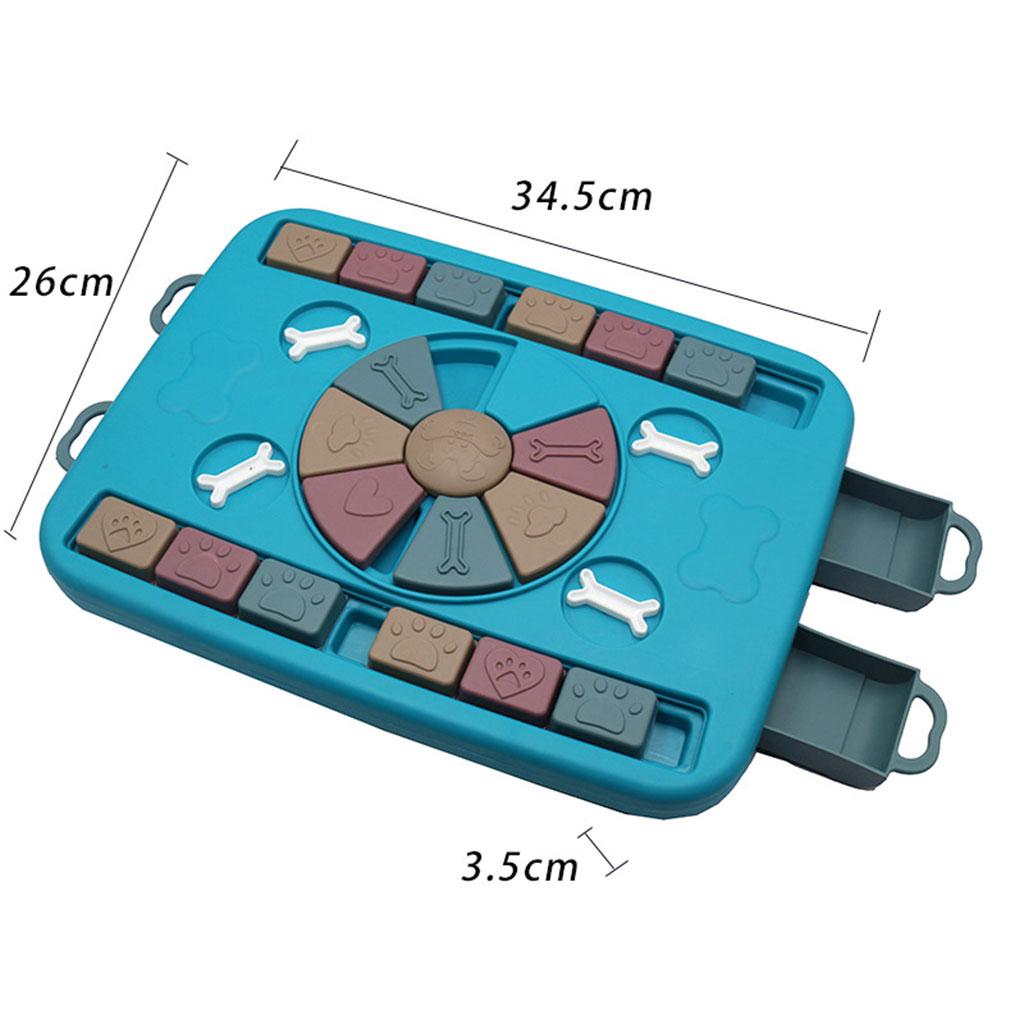 Dog Training Game Feeder Dog Bowl Slow Feeder Treat Puzzle IQ Training