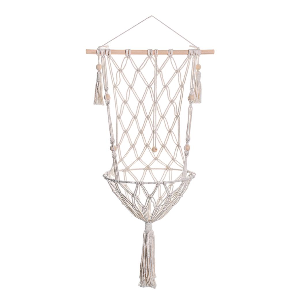 Cat Hammock Bed Macrame Swing Comfy Home Decor Soft Tassel Cats Plant Basket