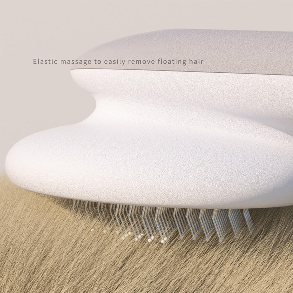 Dogs Cats Comb Cleaning Deshedding Grooming Brushes for Long/Short Hair Gray