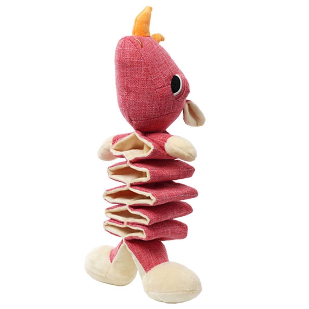 Dogs Bite-resistant Squeak Toys Fun Puppy Teeth Cleaning Toy Interactive Toy Rhino