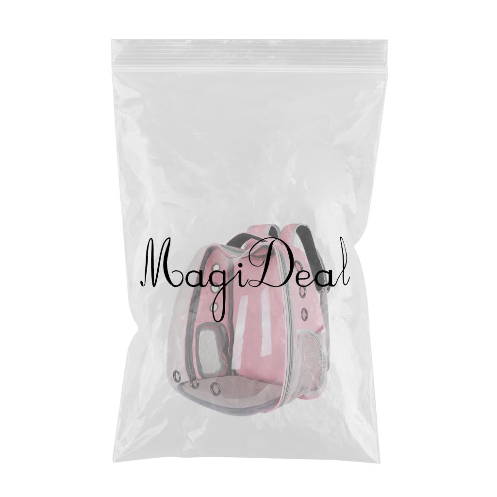 Cat Dog Backpack Oxford Cloth Pet Carrier Handbag for Puppy Pink