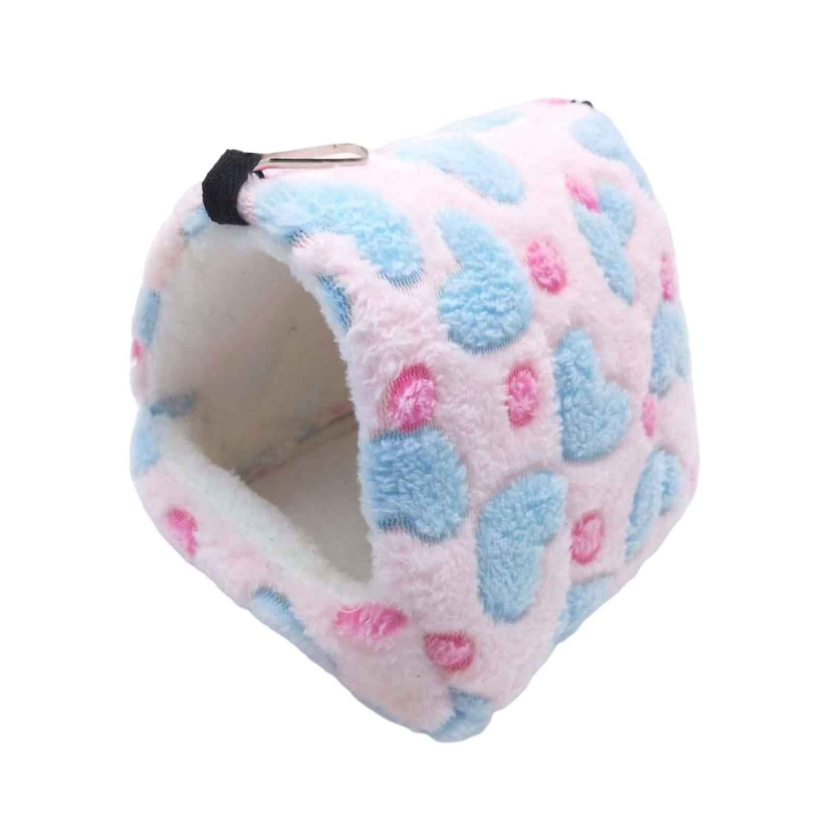 Guinea Pig Bed Cave Cozy Hamster House Rest Nest Pink Blue Heart