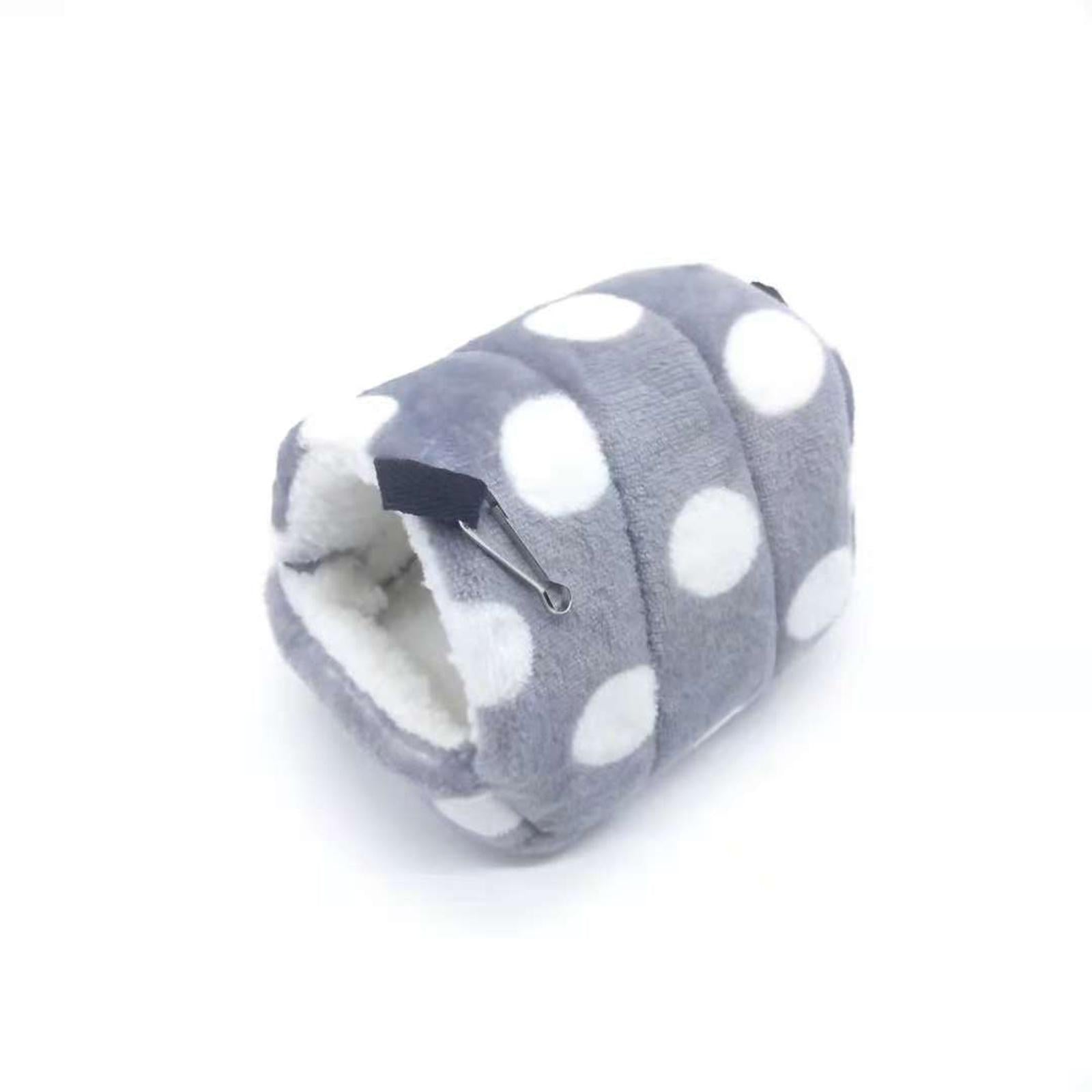 Guinea Pig Bed Cave Cozy Hamster House Rest Nest White Gray Point