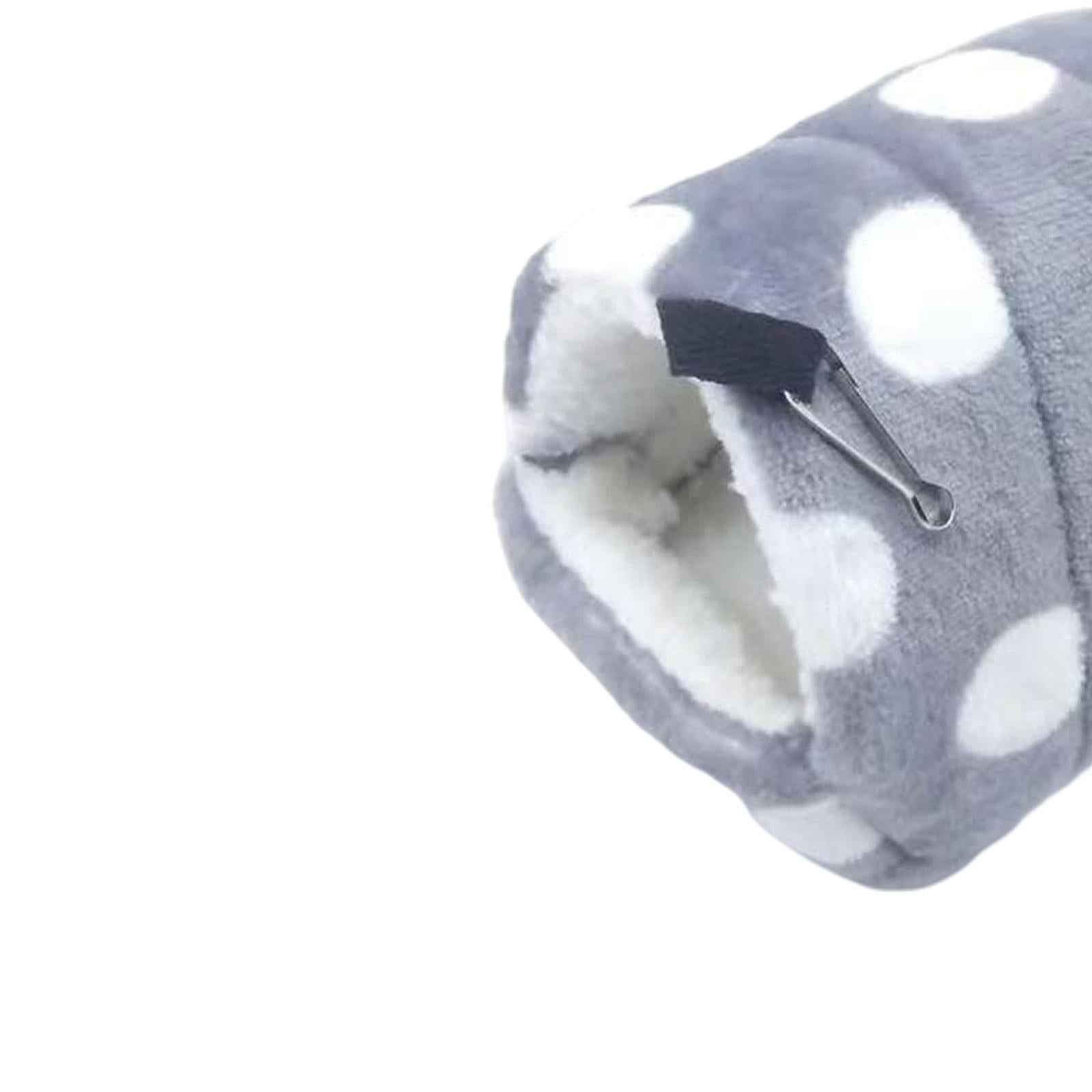 Guinea Pig Bed Cave Cozy Hamster House Rest Nest White Gray Point