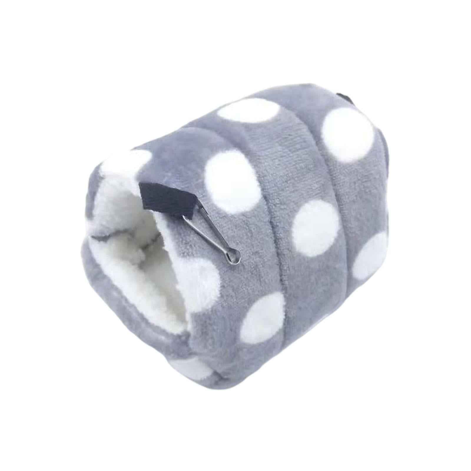 Guinea Pig Bed Cave Cozy Hamster House Rest Nest White Gray Point