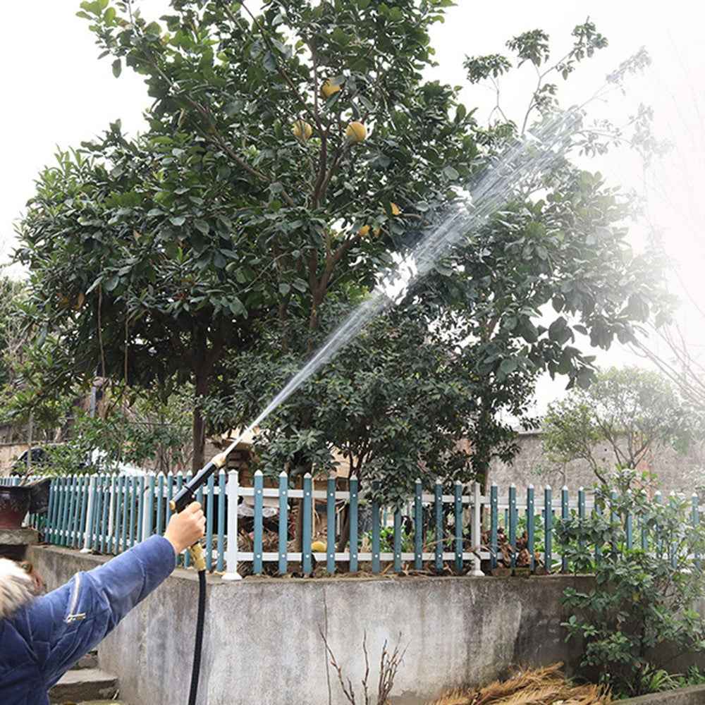 SUITU R-2383 15m Pure-Copper Nozzle + Aluminum Alloy Body High Pressure Water Pipe Sprayer Gun Set for Car Washing/Outdoor/Gardening/Pets Shower - Silver