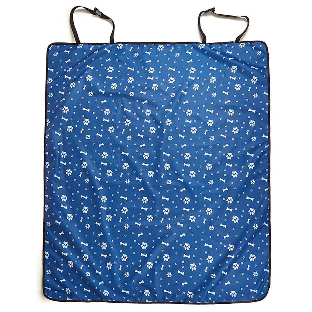 TG-PCU009 Waterproof Car Trunk Rear Back Seat Cover Pet Dog Seat Mat Protector Hammock Pad Liner - Blue / Claw