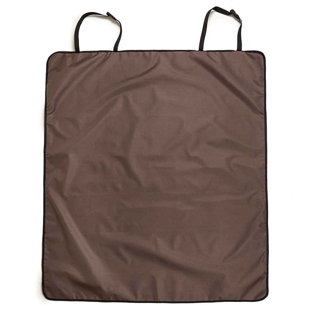 TG-PCU009 Waterproof Car Trunk Rear Back Seat Cover Pet Dog Seat Mat Protector Hammock Pad Liner - Coffee